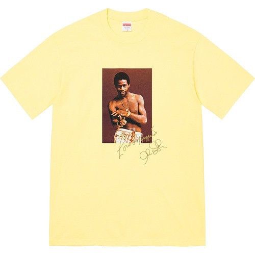 image of Supreme Al Green Tee in Pale Yellow, Men's (Size XL)