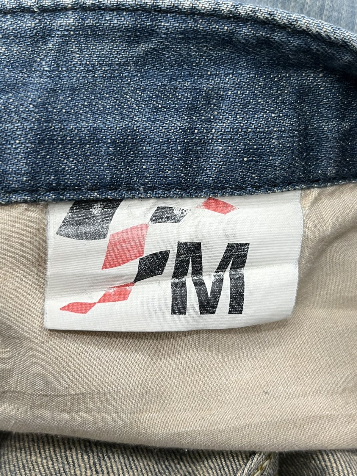 Japanese Brand × Vintage Exclusive Top Weight Cotton Denim Bondage Cargo Thrashed Leg Size US 32 / EU 48 - 19 Thumbnail
