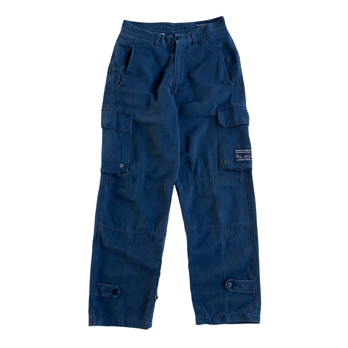 Vintage 90s Nautica Cargo Pants Navy Blue