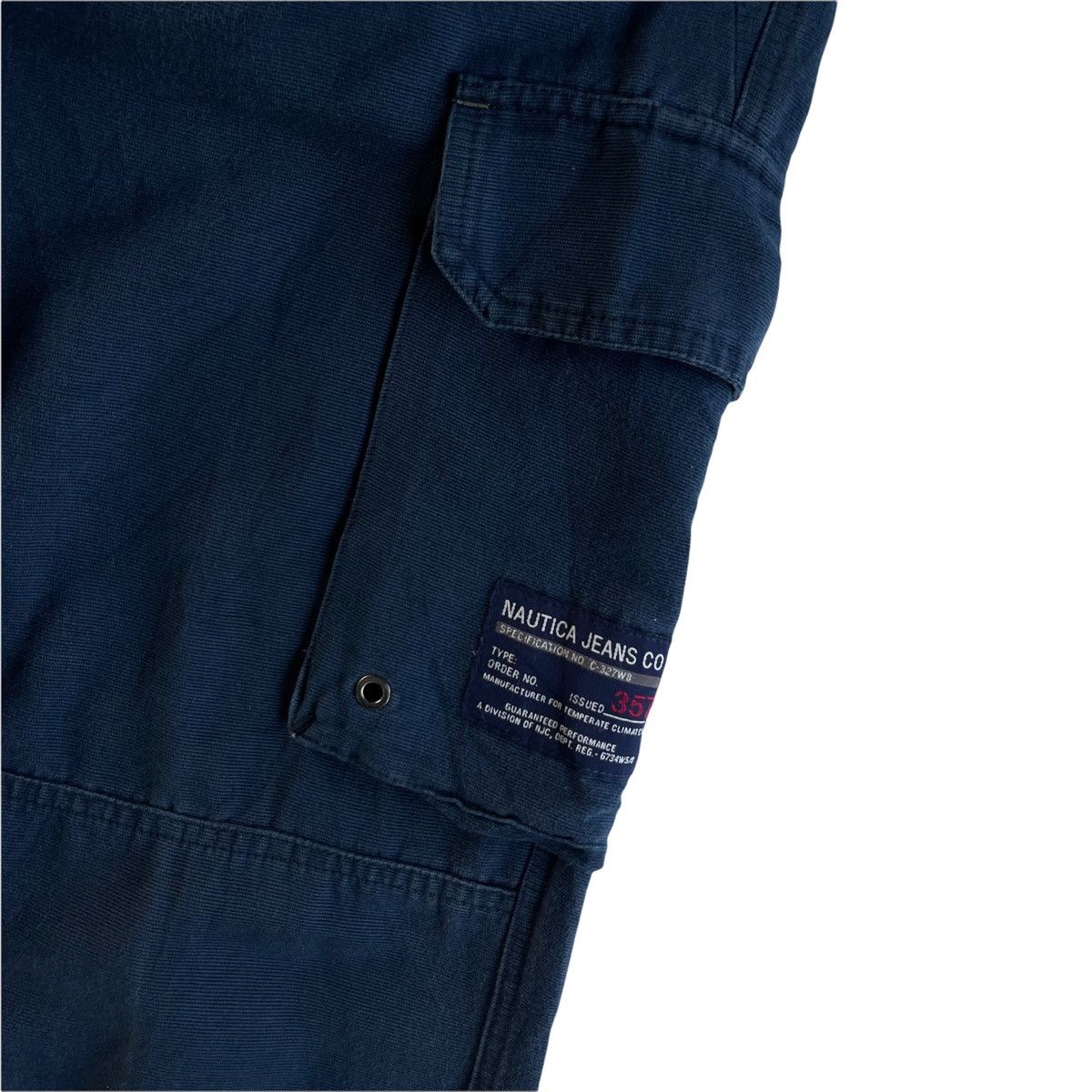 Nautica Vintage 90s Nautica Cargo Pants Navy Blue Size US 30 / EU 46 - 4 Thumbnail