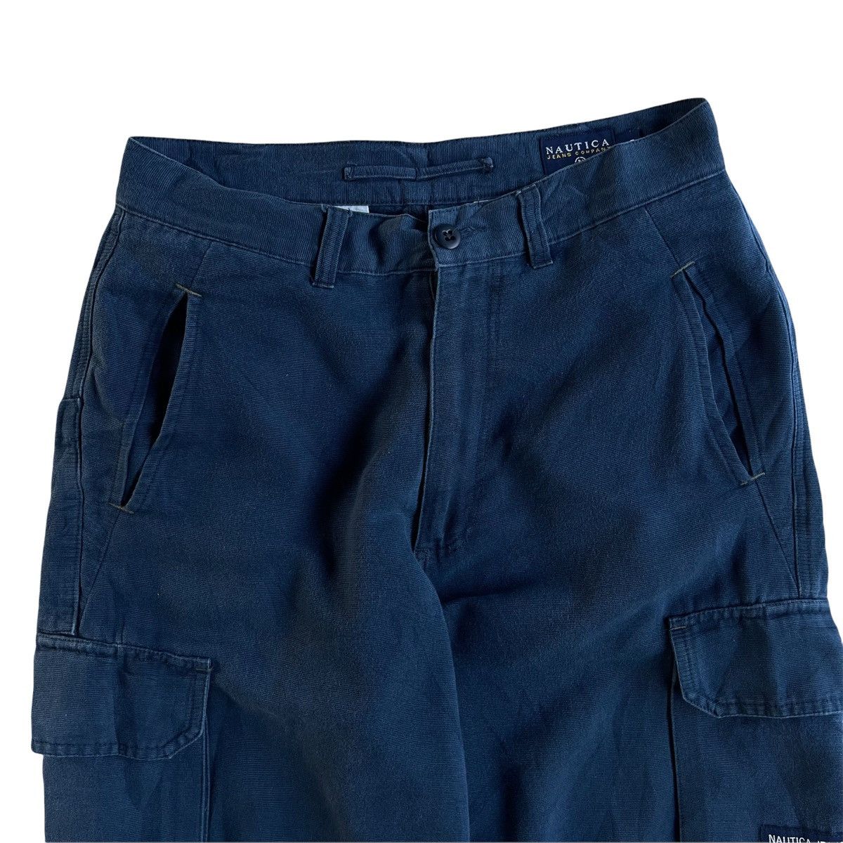 Nautica Vintage 90s Nautica Cargo Pants Navy Blue Size US 30 / EU 46 - 5 Thumbnail