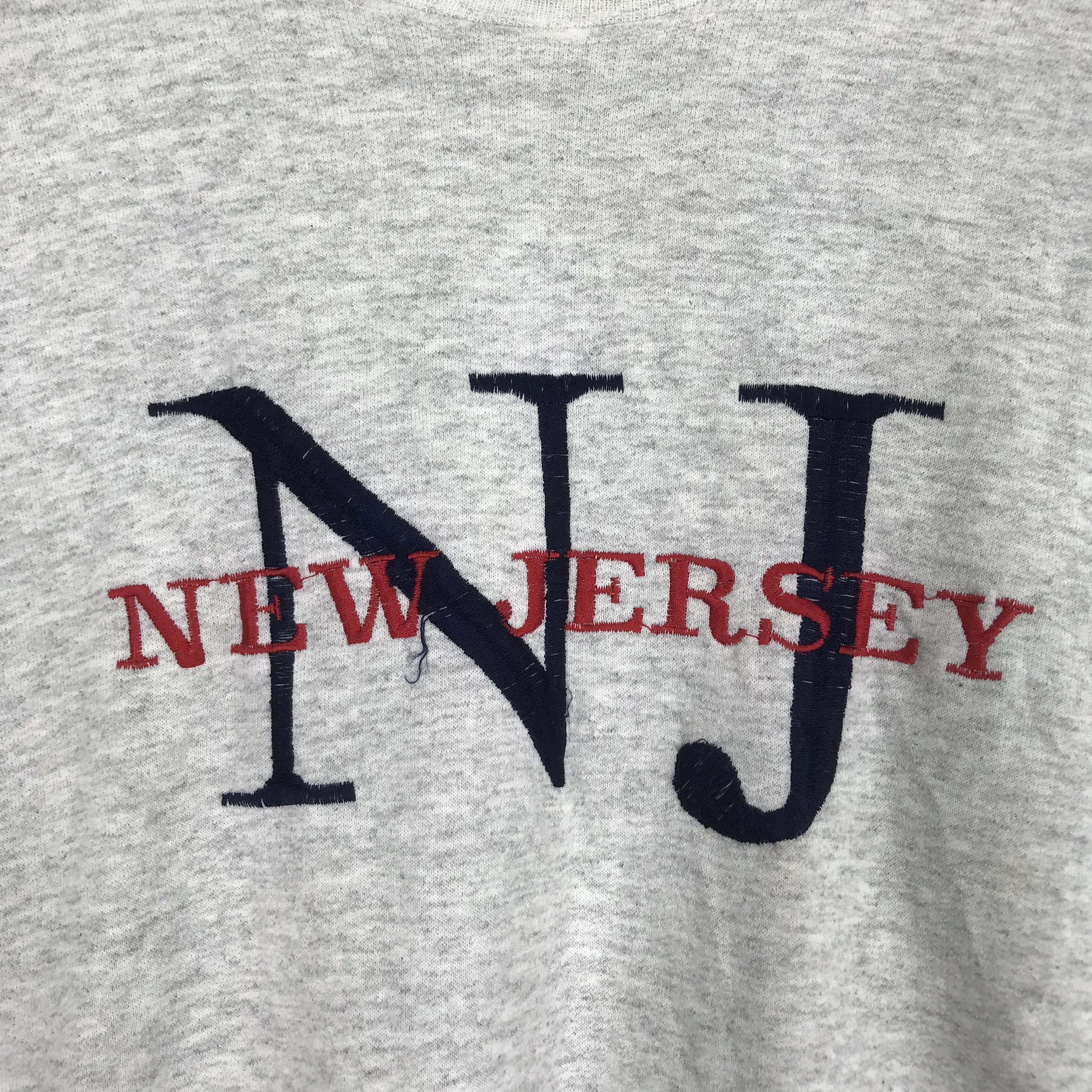 Vintage Vintage 90s New Jersey Embroidery Big Logo New Jersey City Size US M / EU 48-50 / 2 - 5 Thumbnail