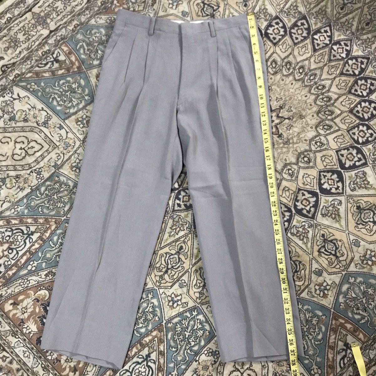 Balenciaga Vintage Balenciaga Wool Trouser Baggy Size US 32 / EU 48 - 16 Thumbnail