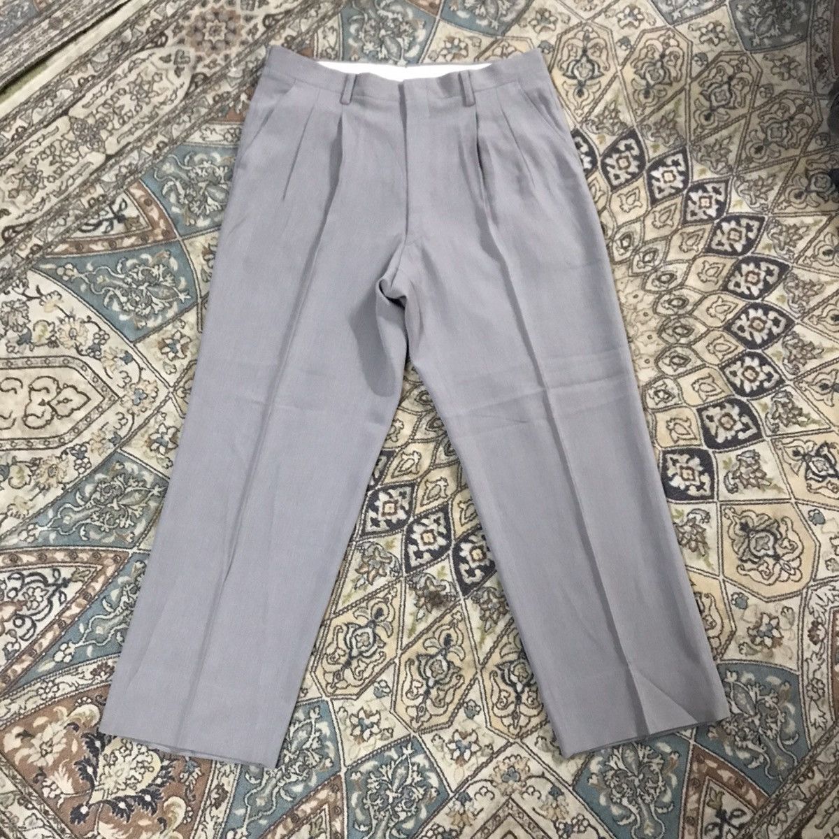 Balenciaga Vintage Balenciaga Wool Trouser Baggy Size US 32 / EU 48 - 7 Thumbnail