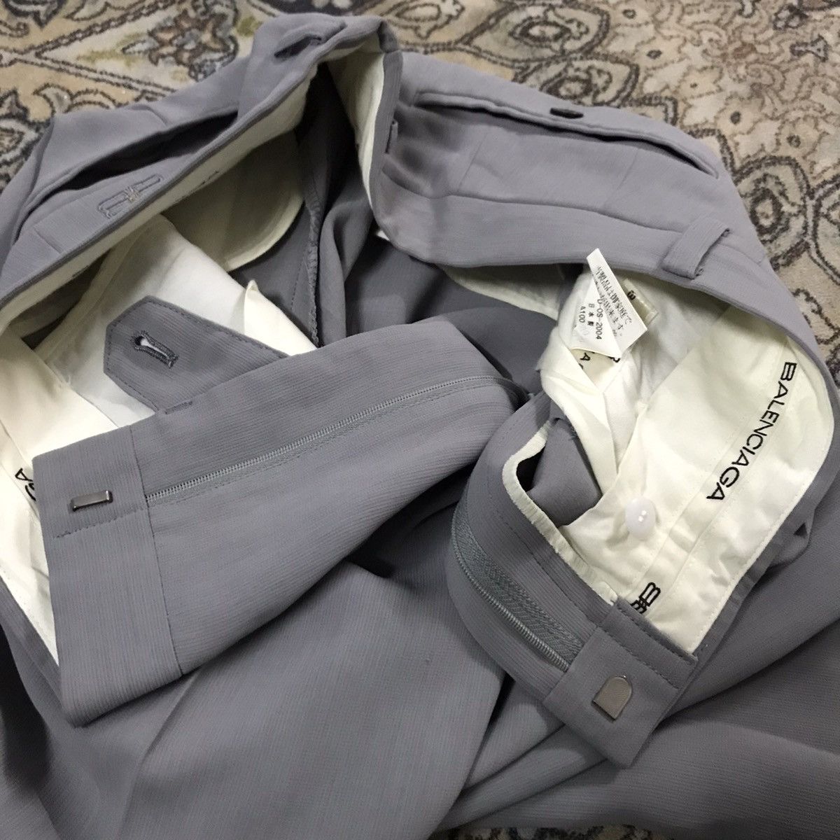 Balenciaga Vintage Balenciaga Wool Trouser Baggy Size US 32 / EU 48 - 11 Thumbnail