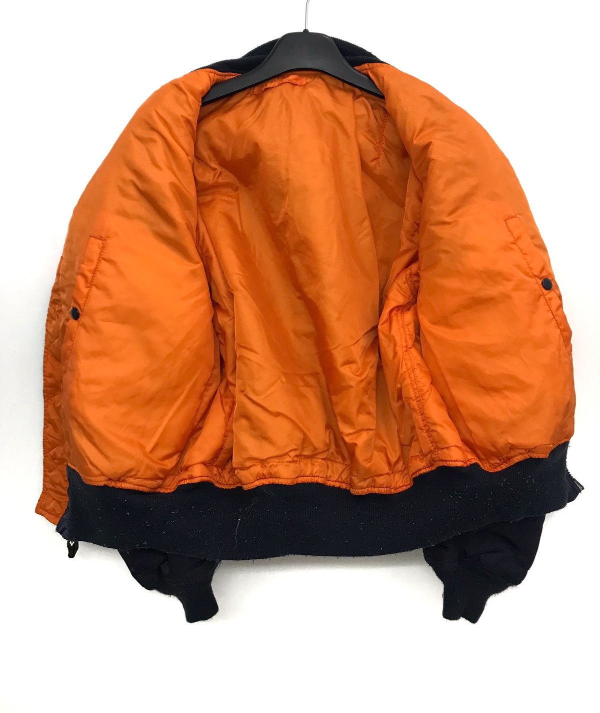 Alpha Industries × Vintage Vintage ALPHA INDUSTRIES Reversible Bomber Jacket Size US L / EU 52-54 / 3 - 3 Thumbnail