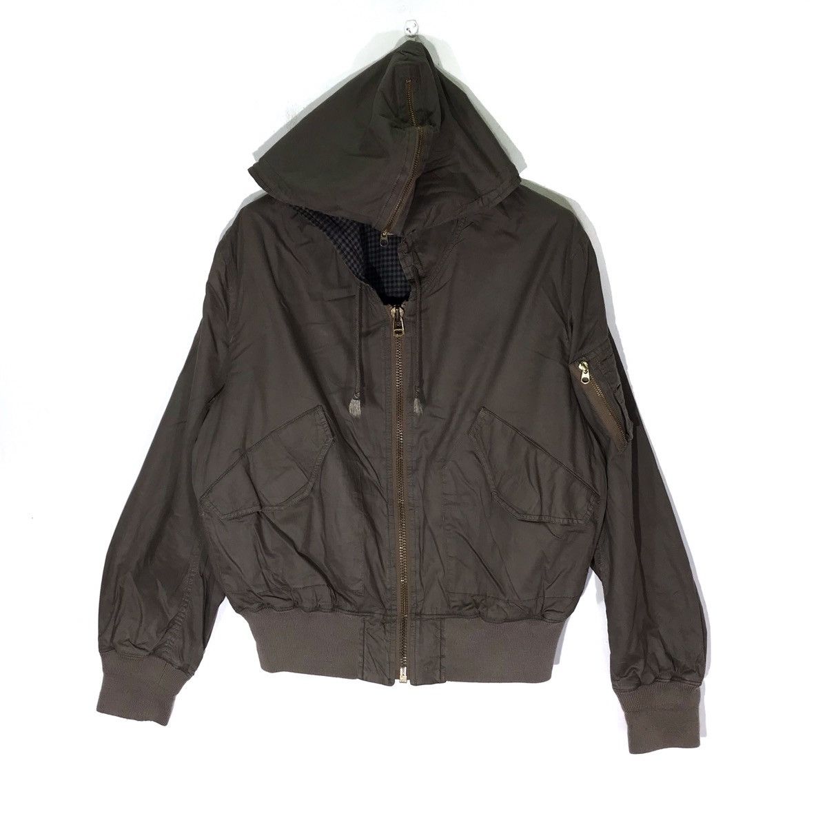 Karl Helmut Vintage Karl Helmut Hooded Bomber Jackets Size US M / EU 48-50 / 2 - 1 Thumbnail