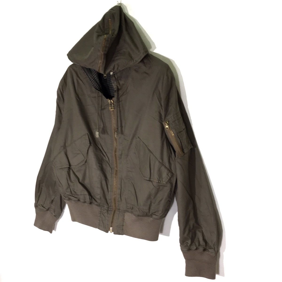 Karl Helmut Vintage Karl Helmut Hooded Bomber Jackets Size US M / EU 48-50 / 2 - 2 Thumbnail