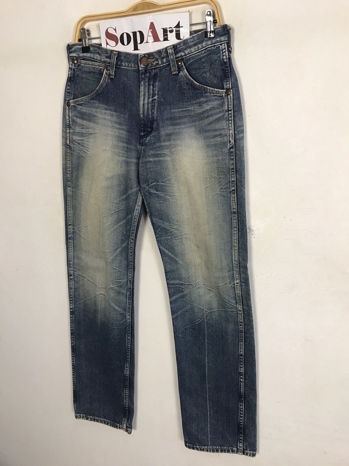 Vintage × Wrangler Vintage Wrangler Authentic Western Jeans Style Size US 31 - 4 Thumbnail