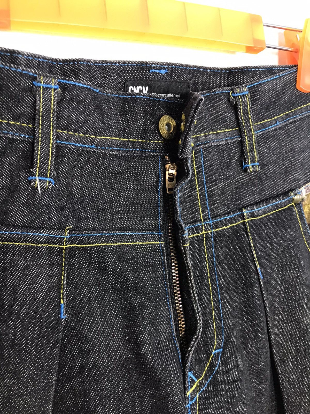 Japanese Brand Vintage Concave Attempt Design Plaid Pocket Style Size US 35 - 9 Thumbnail