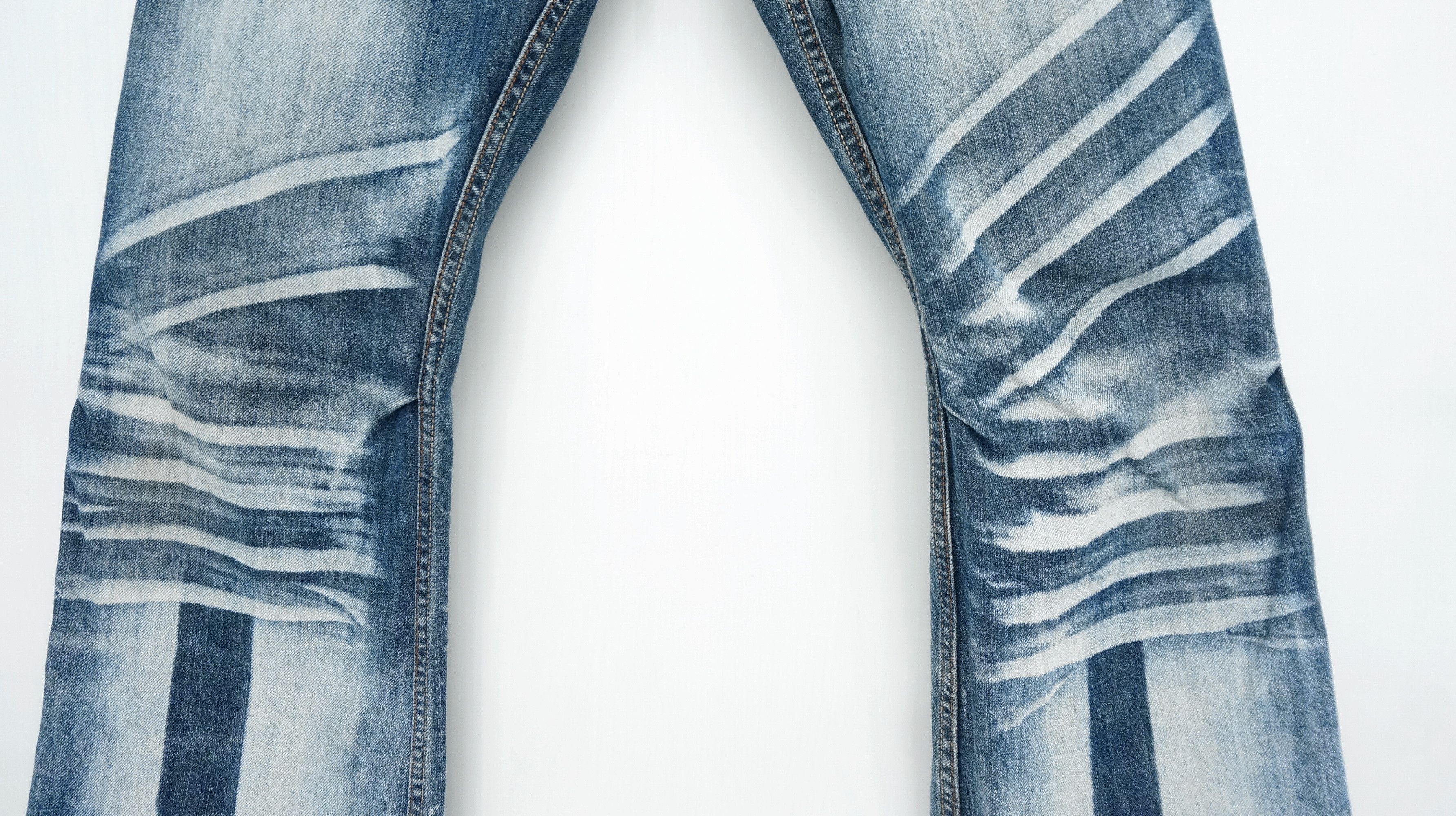 Japanese Brand Dope 🔥 ROOT THREE Acid Wash Distressed Jeans Size US 32 / EU 48 - 9 Thumbnail