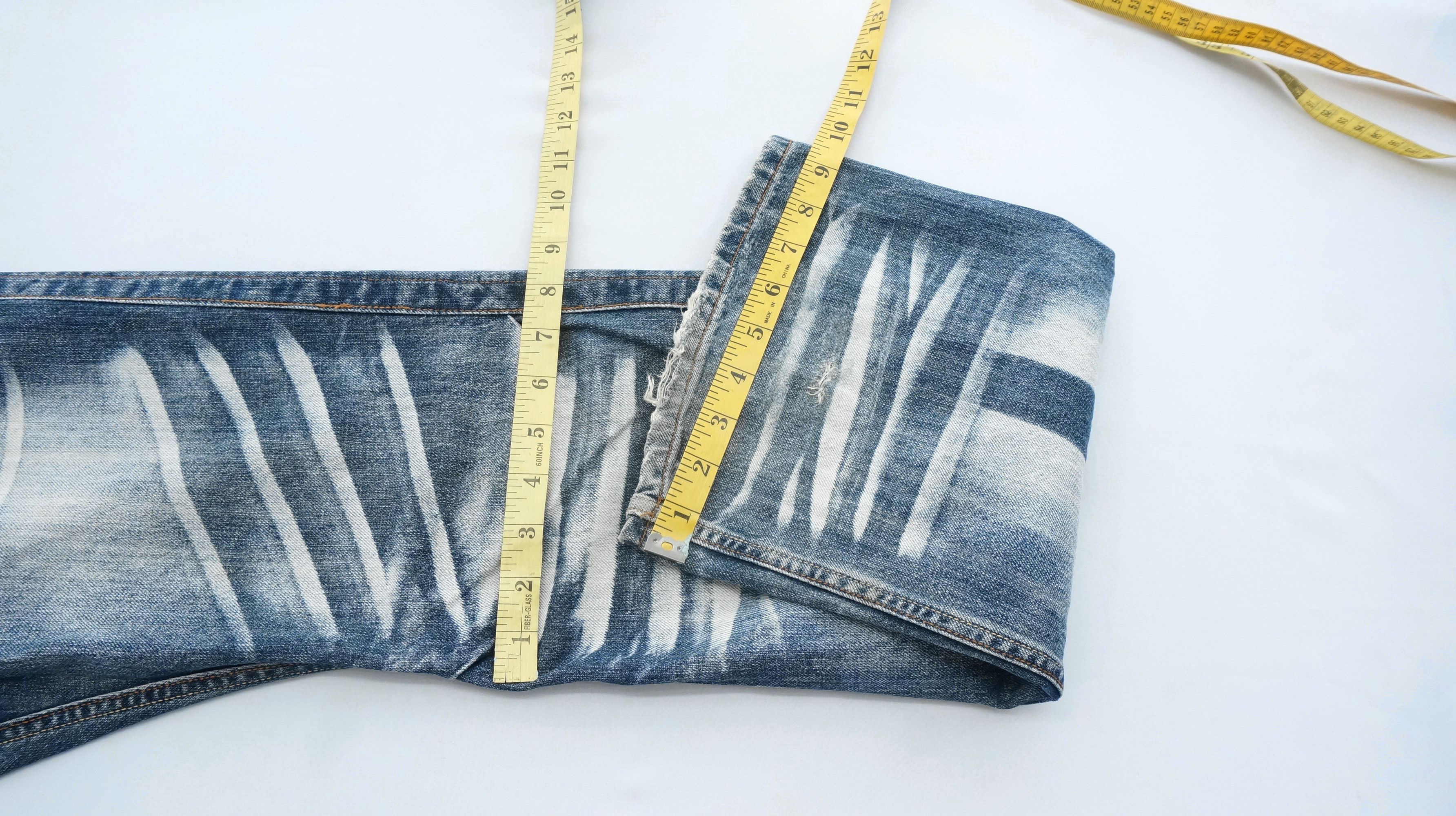 Japanese Brand Dope 🔥 ROOT THREE Acid Wash Distressed Jeans Size US 32 / EU 48 - 19 Thumbnail