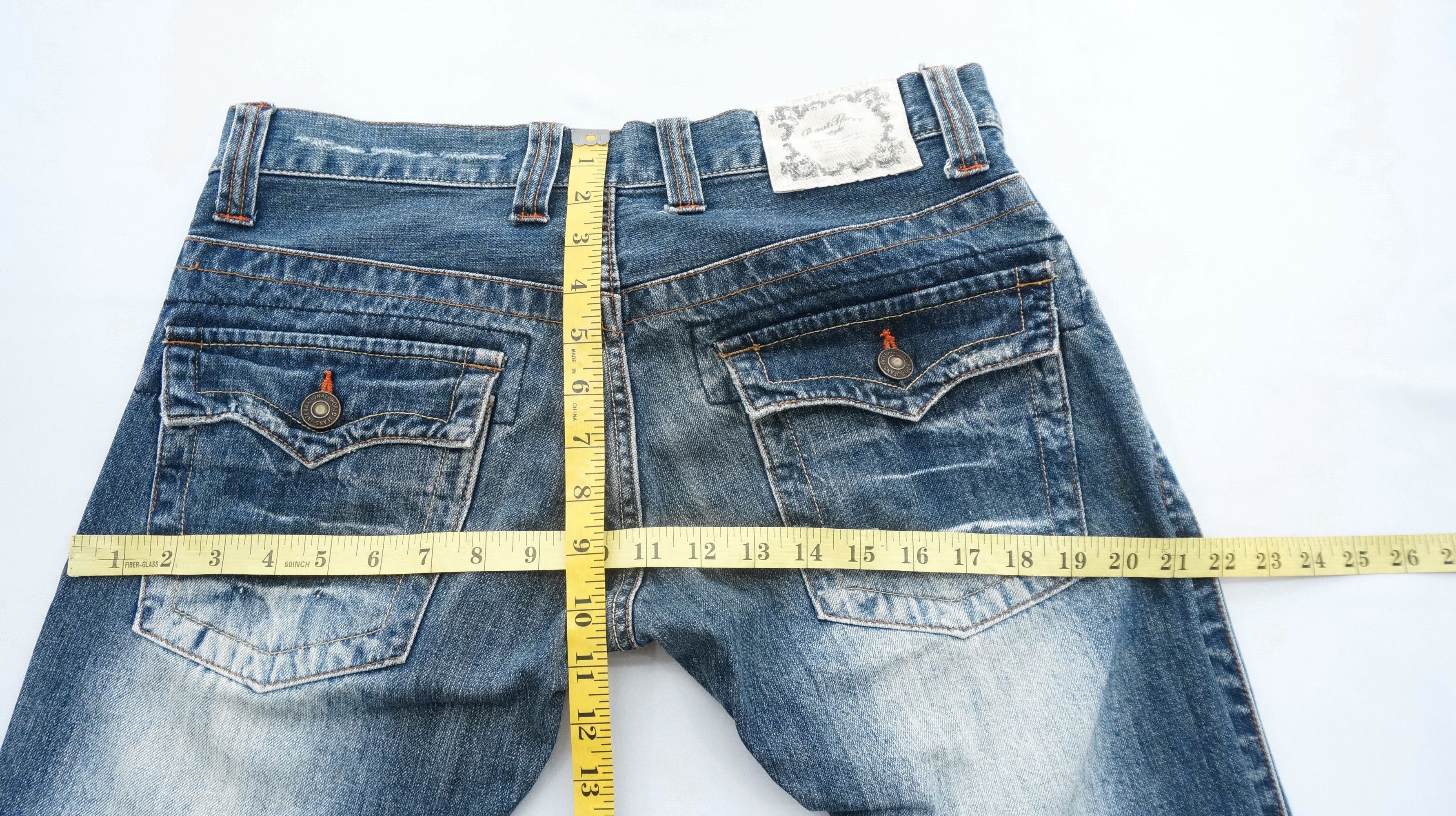 Japanese Brand Dope 🔥 ROOT THREE Acid Wash Distressed Jeans Size US 32 / EU 48 - 20 Thumbnail