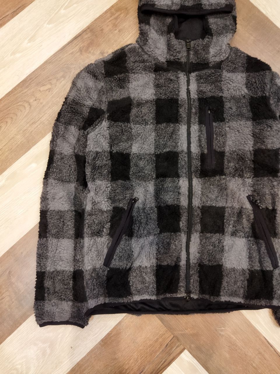 Japanese Brand Camp7 Japan Sherpa Fleece Hoodie Size US XL / EU 56 / 4 - 4 Thumbnail