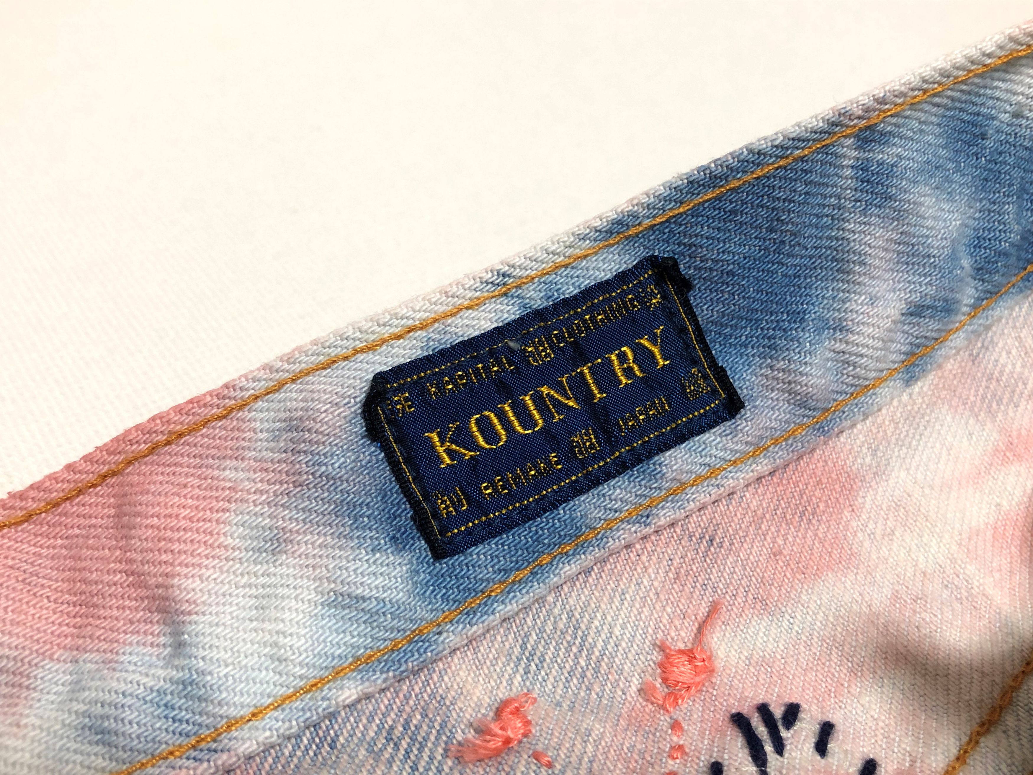 Kapital Kapital 12.5oz Crazy Papillon flared jeans denim tie dye 30 Size US 30 / EU 46 - 5 Thumbnail