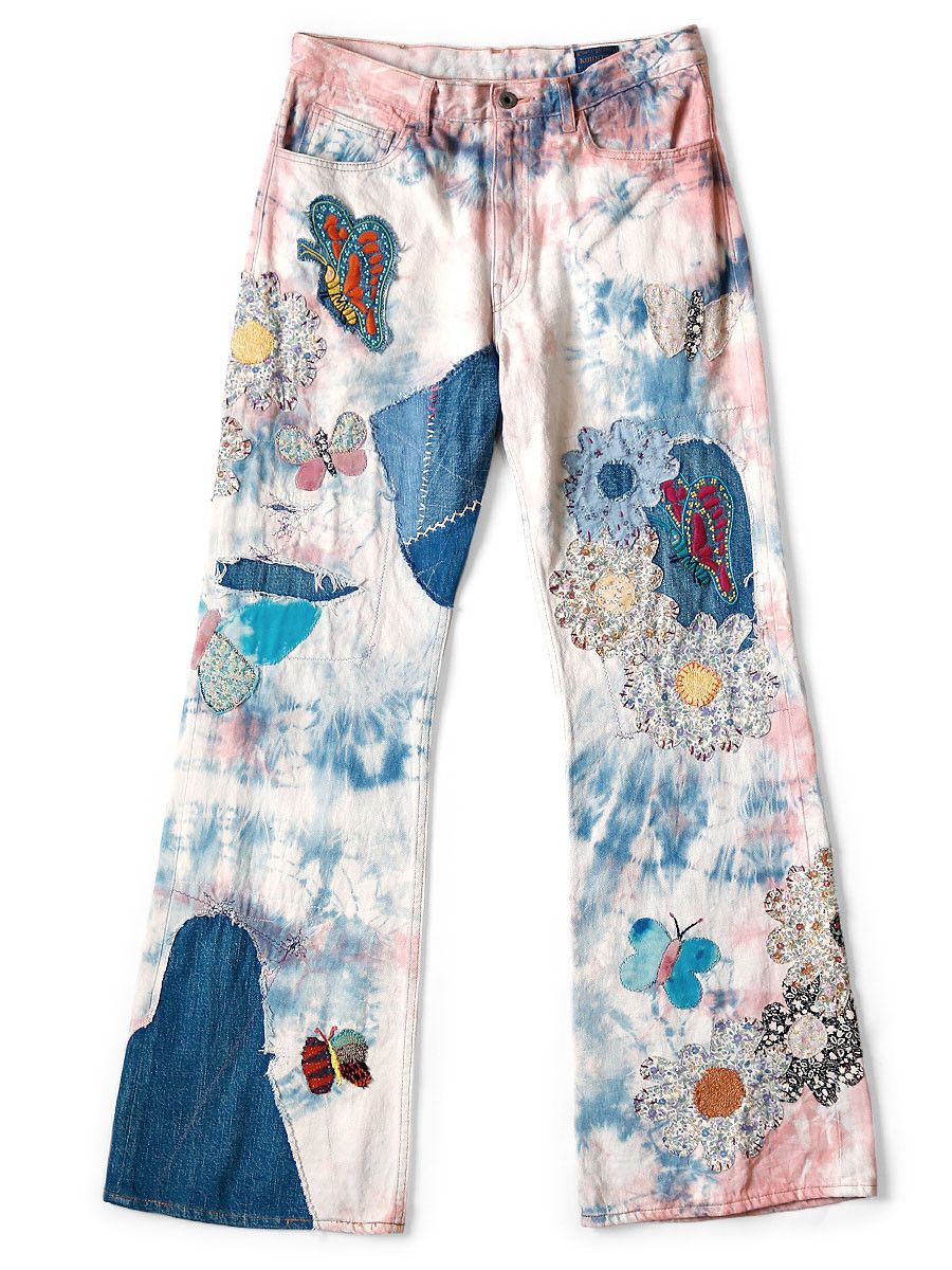 Kapital Kapital 12.5oz Crazy Papillon flared jeans denim tie dye 30 Size US 30 / EU 46 - 8 Thumbnail
