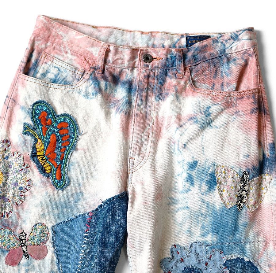 Kapital Kapital 12.5oz Crazy Papillon flared jeans denim tie dye 30 Size US 30 / EU 46 - 11 Thumbnail