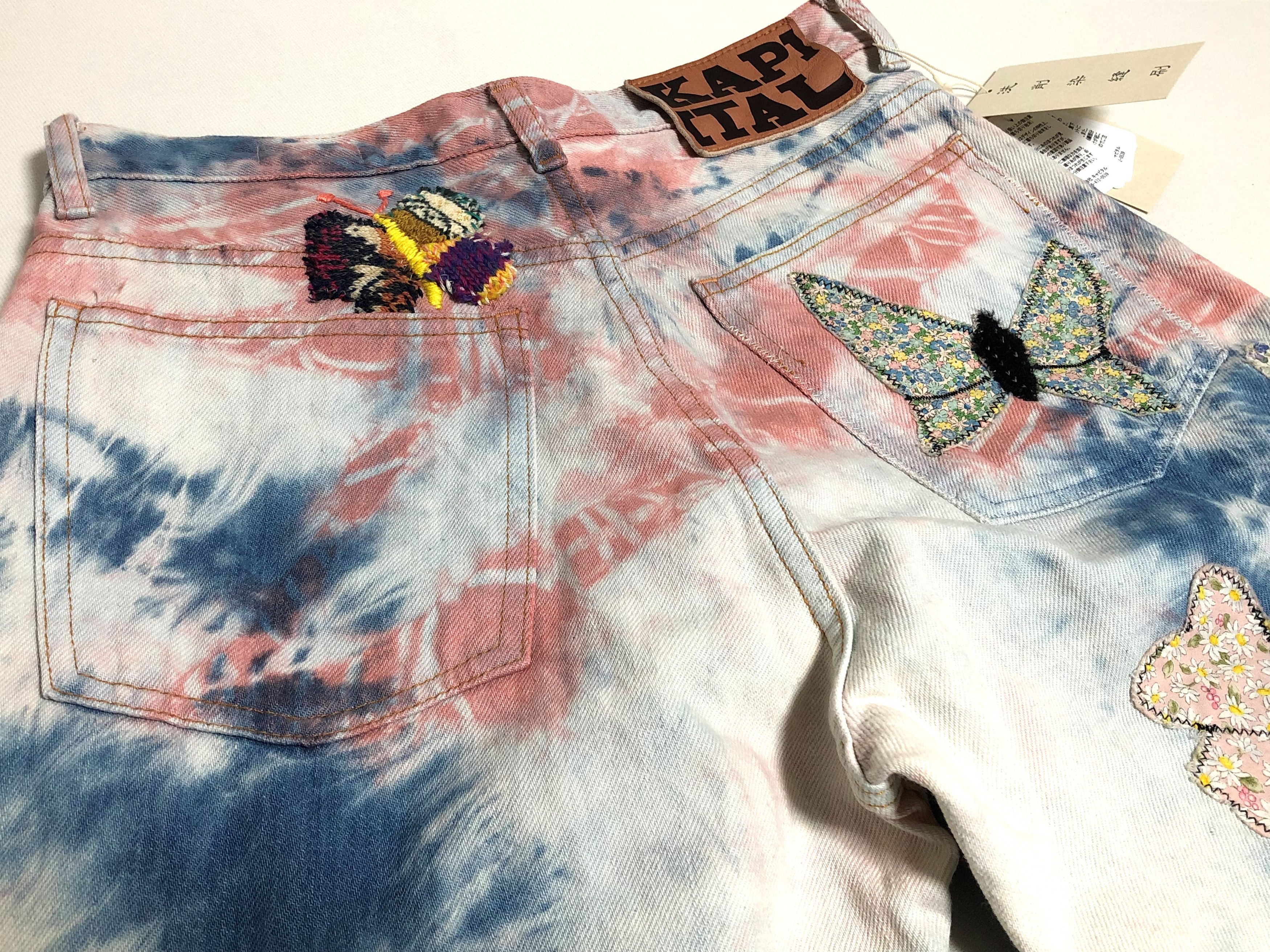 Kapital Kapital 12.5oz Crazy Papillon flared jeans denim tie dye 30 Size US 30 / EU 46 - 4 Thumbnail