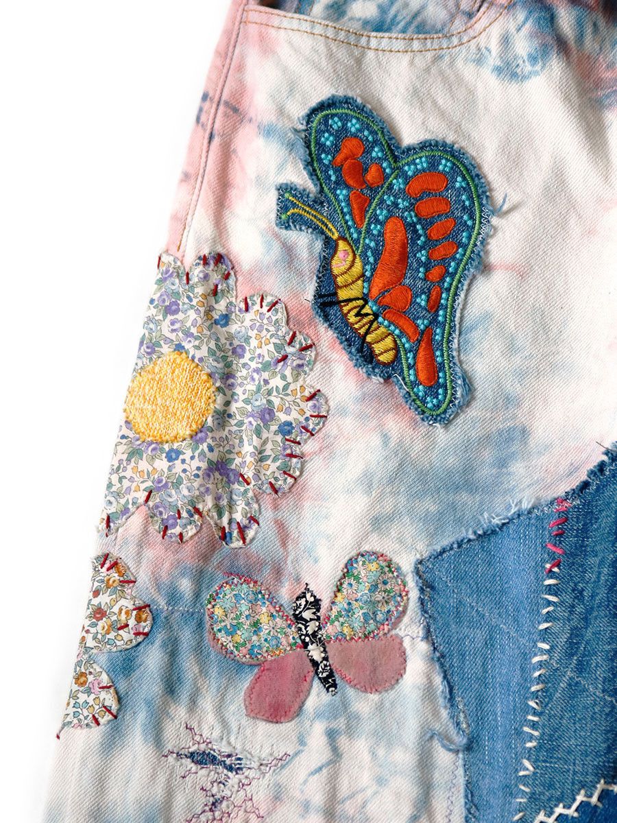 Kapital Kapital 12.5oz Crazy Papillon flared jeans denim tie dye 30 Size US 30 / EU 46 - 12 Thumbnail