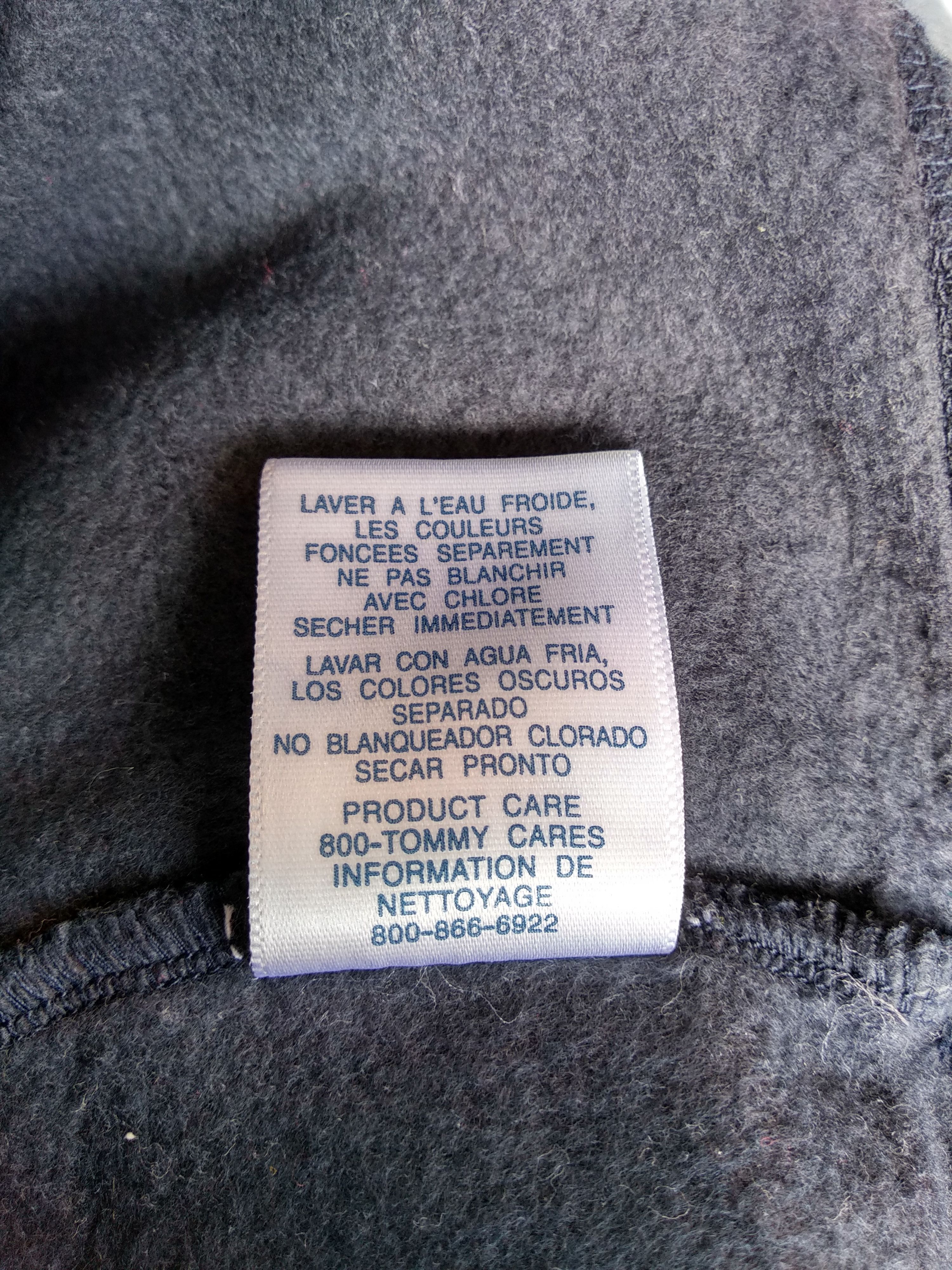Tommy Hilfiger Vintage Tommy Jeans Spell Out Sweatshirt/Size M/Dark Blue Size US M / EU 48-50 / 2 - 7 Thumbnail