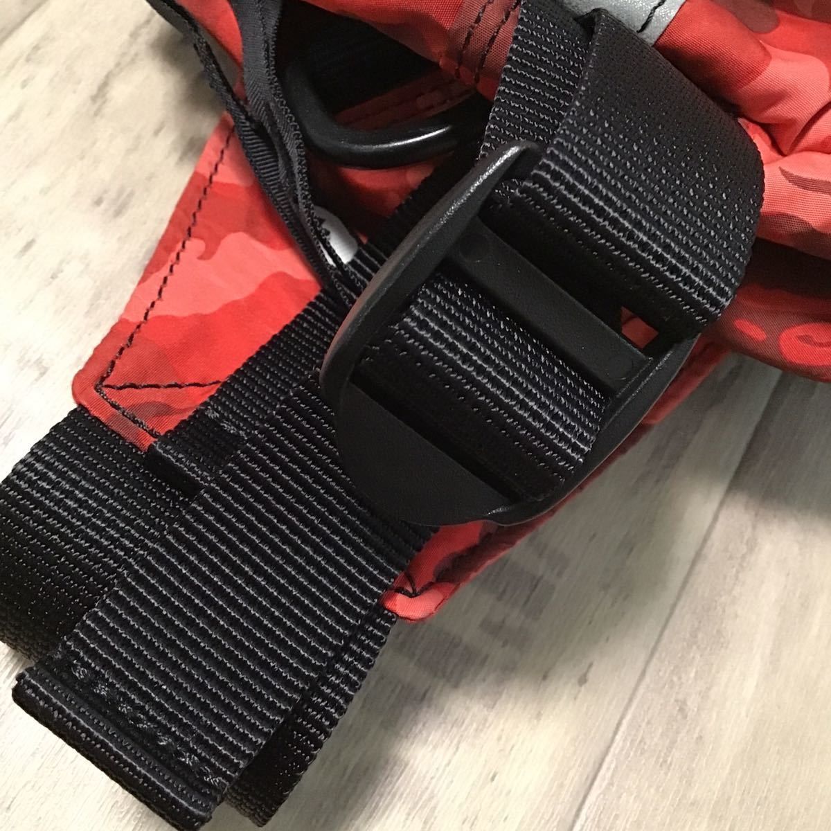 Bape × Nigo BAPE waist bag fire camo red a bathing ape flame NIGO Size ONE SIZE - 6 Thumbnail