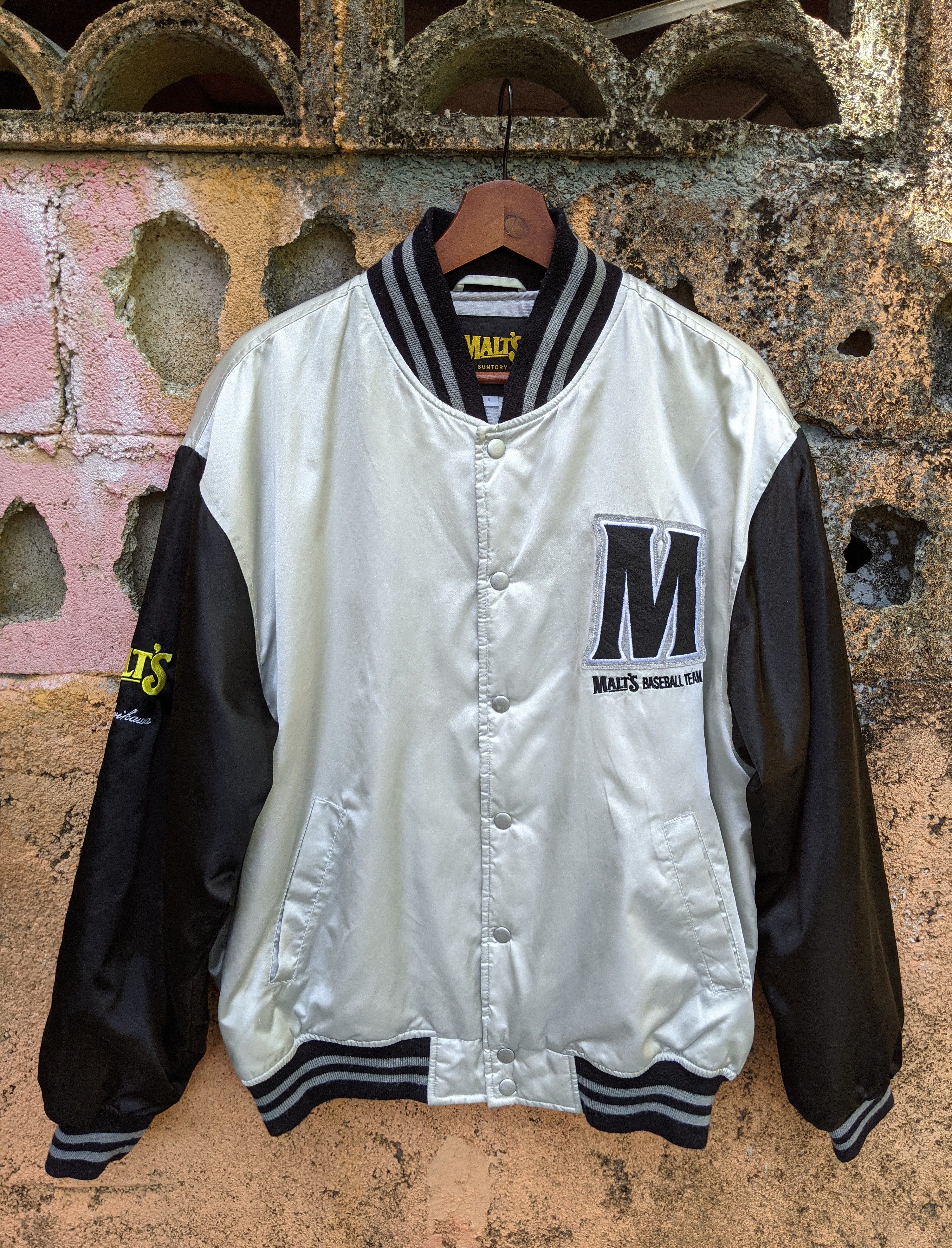 MLB Vintage Malt Team Baseball Jacket/Size L Size US L / EU 52-54 / 3 - 1 Thumbnail