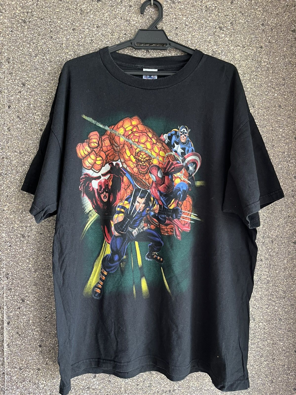 Vintage Marvel ft19 Size US XL / EU 56 / 4 - 2 Thumbnail