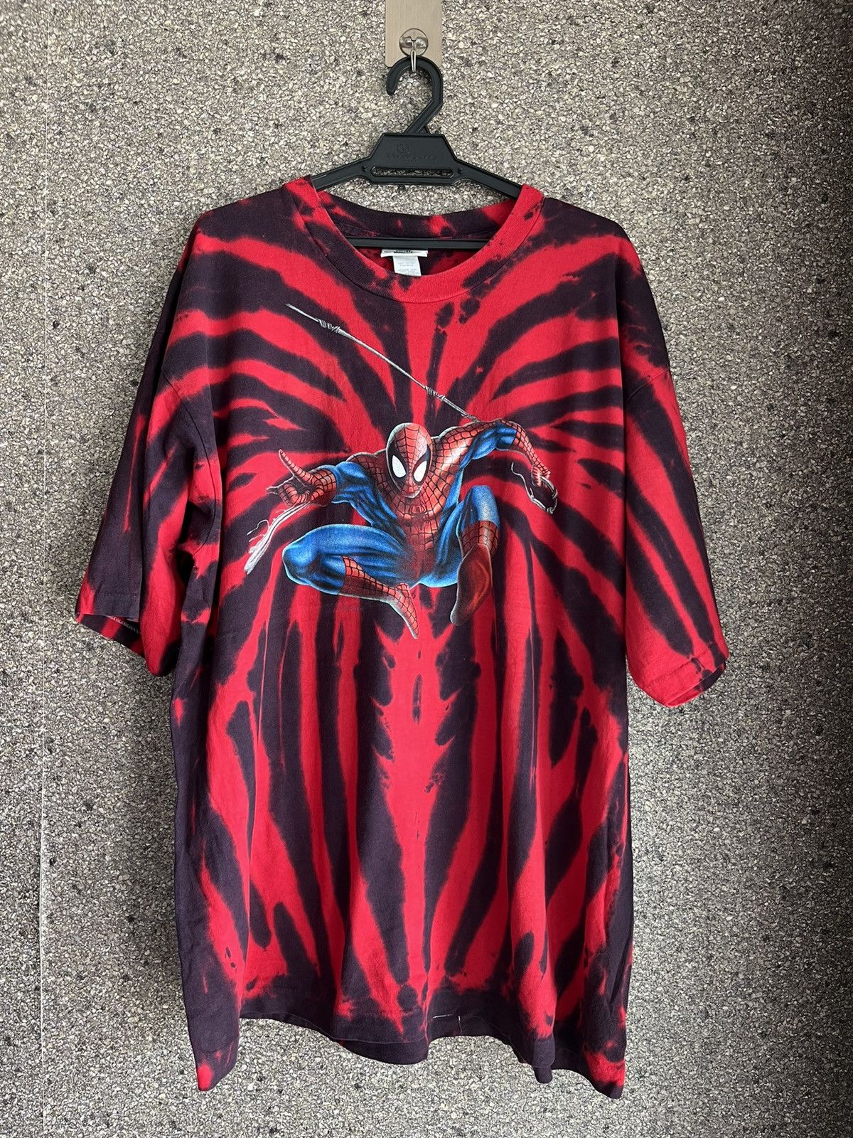 image of Movie x Vintage Spiderman Ft19 in Tie Dye, Men's (Size 2XL)