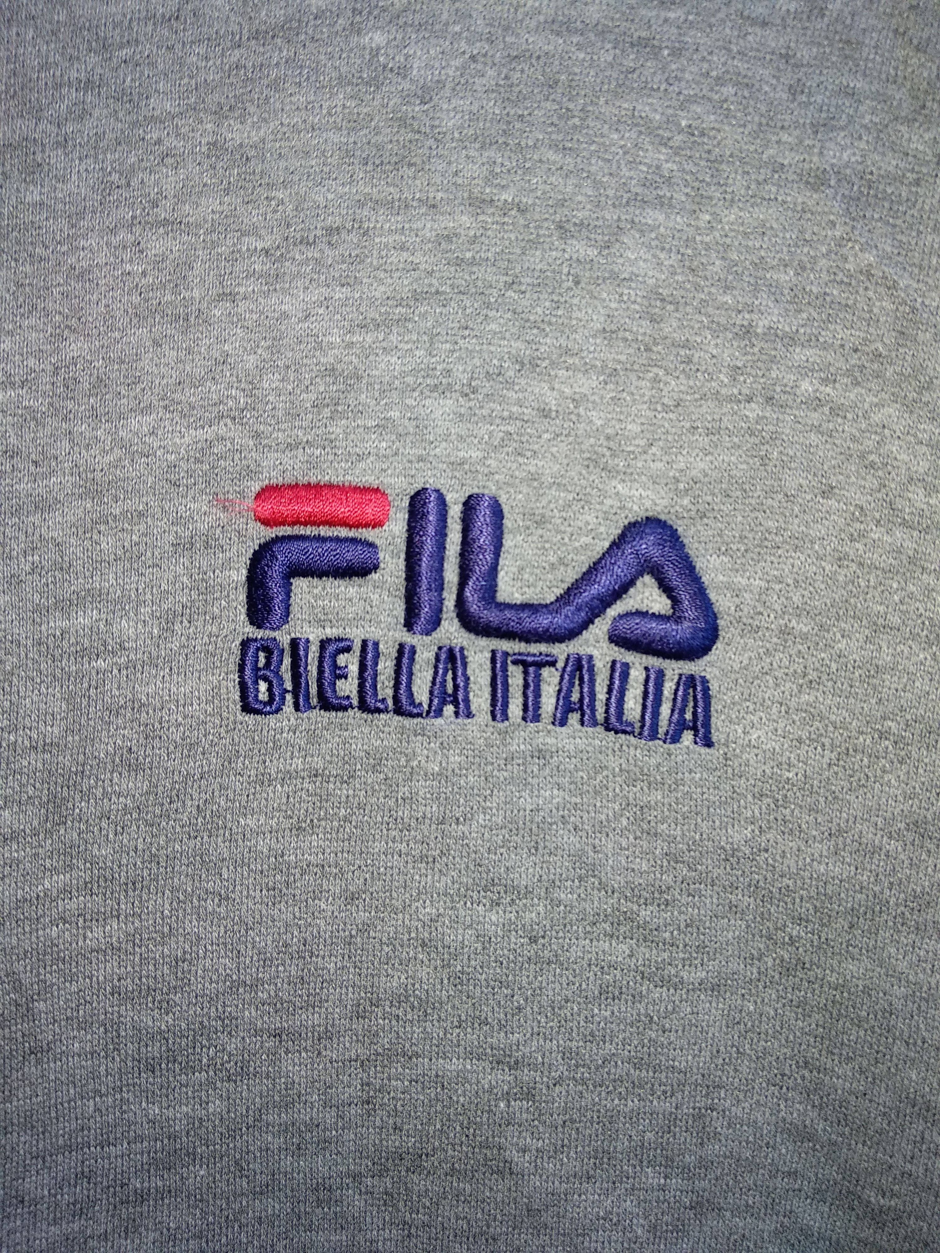 Fila Vintage Fila Biella Italia Sweatshirt/Size XL/Gray Colour Size US XL / EU 56 / 4 - 4 Thumbnail