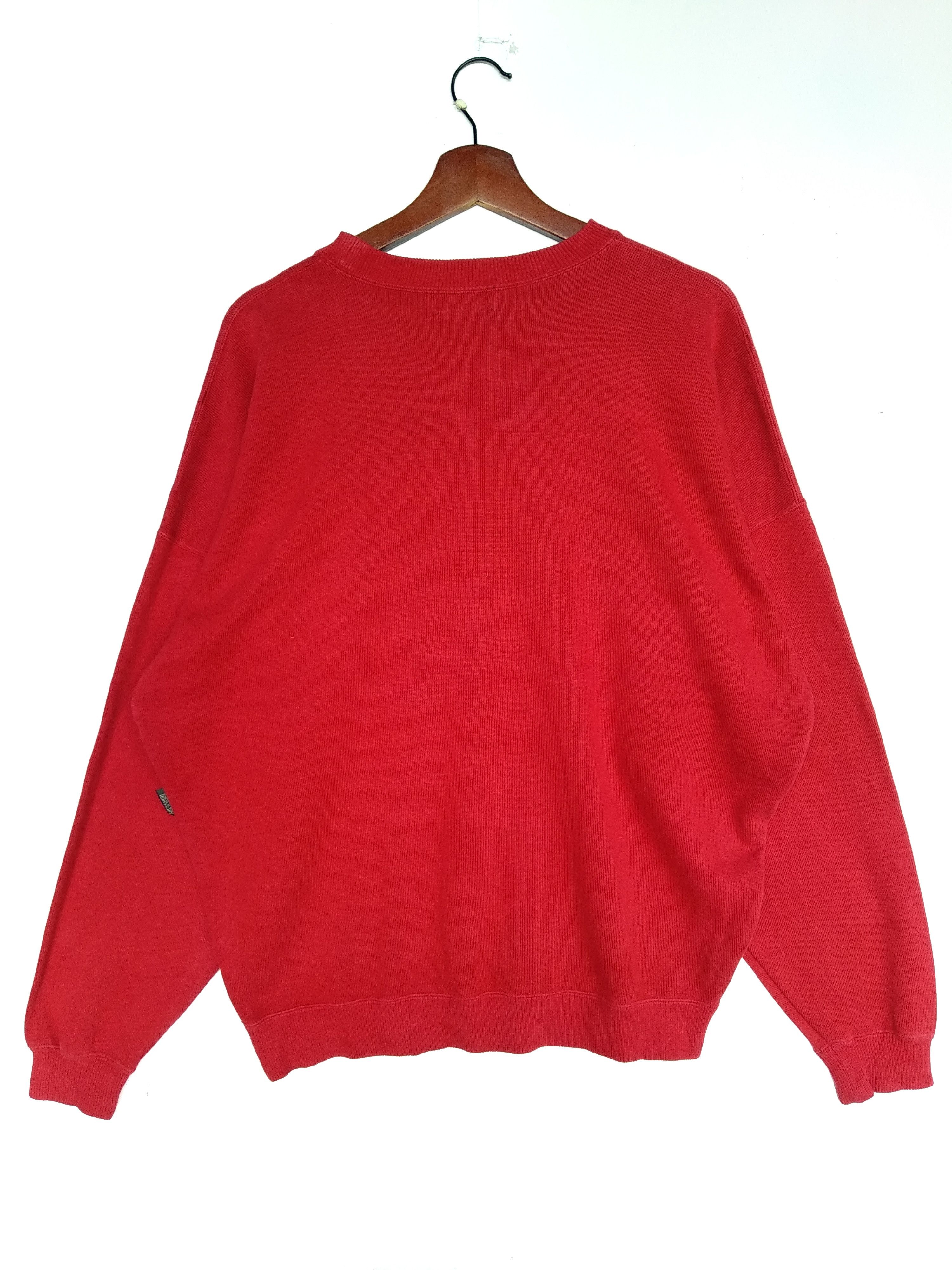 Trussardi Vintage Trussardi Jeans Sweatshirt Big Logo/Red Colour. Size US L / EU 52-54 / 3 - 2 Thumbnail