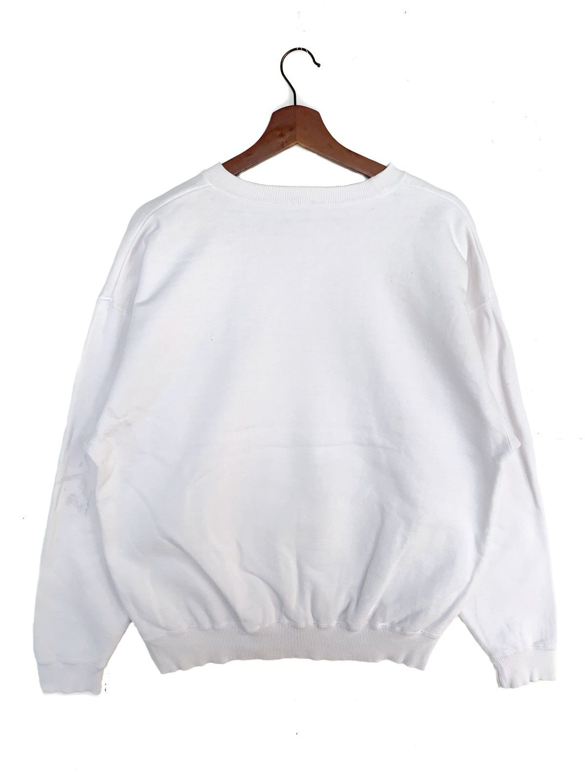 Vintage Vintage Suntory Malt’s Sweatshirt/Size L/White Colour Size US L / EU 52-54 / 3 - 3 Thumbnail