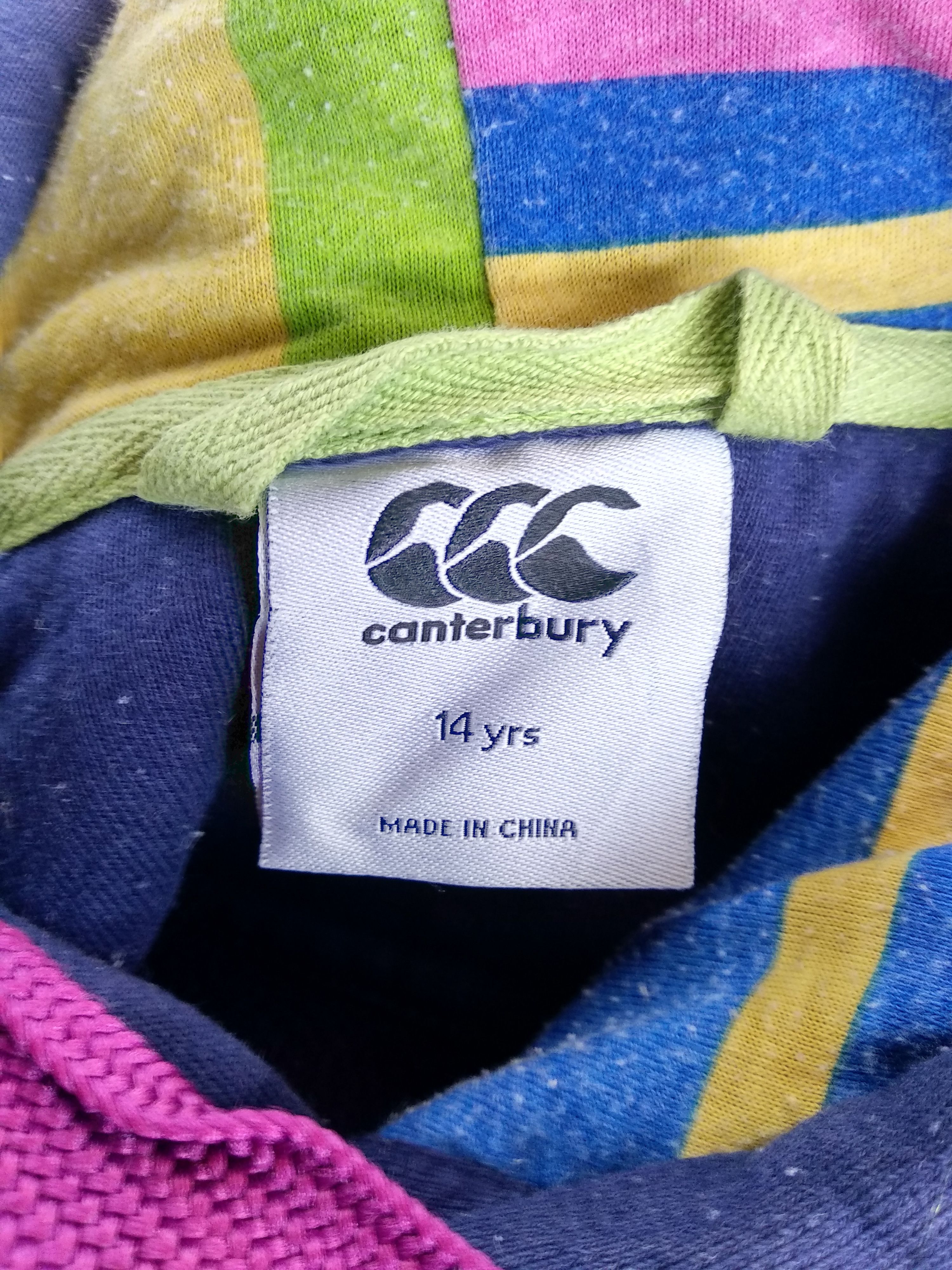 Canterbury Hoodie/Size S/Dark Blue/Big Logo
