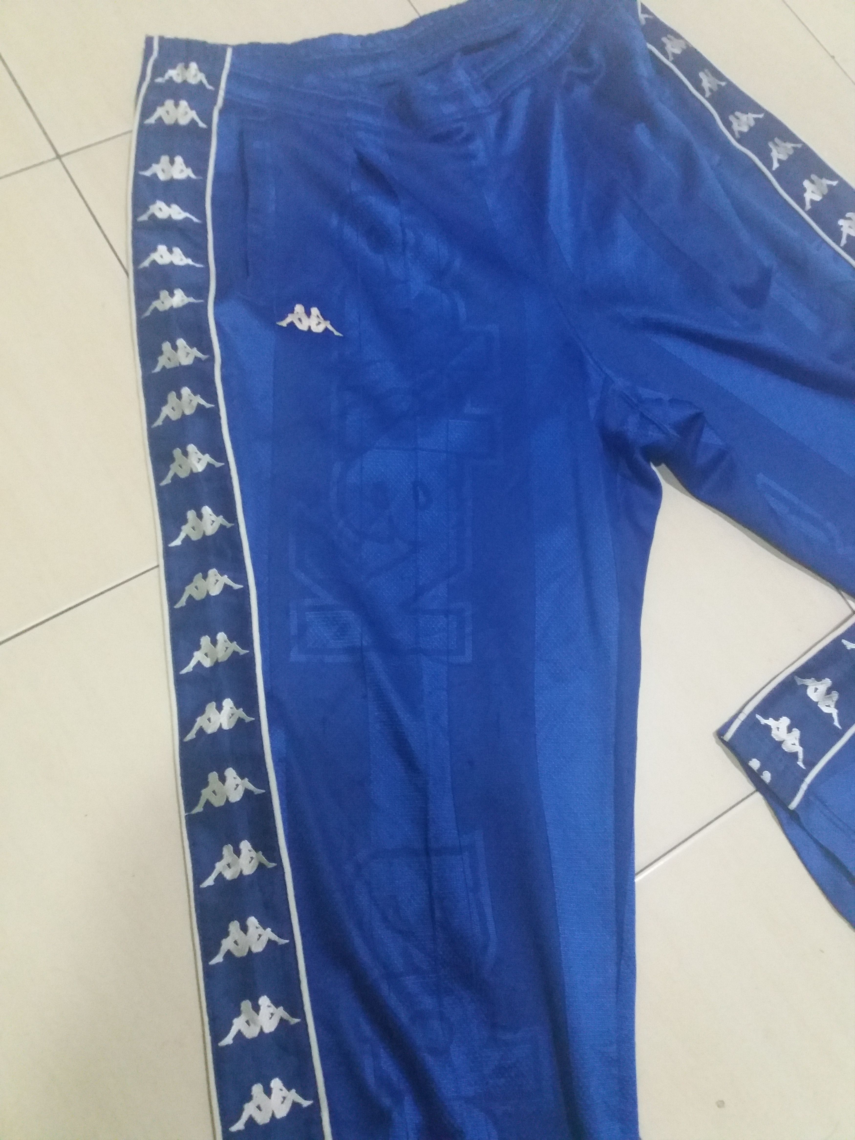 Kappa 90s kappa sidetape vintage tracksuit pants Size US 35 - 4 Thumbnail