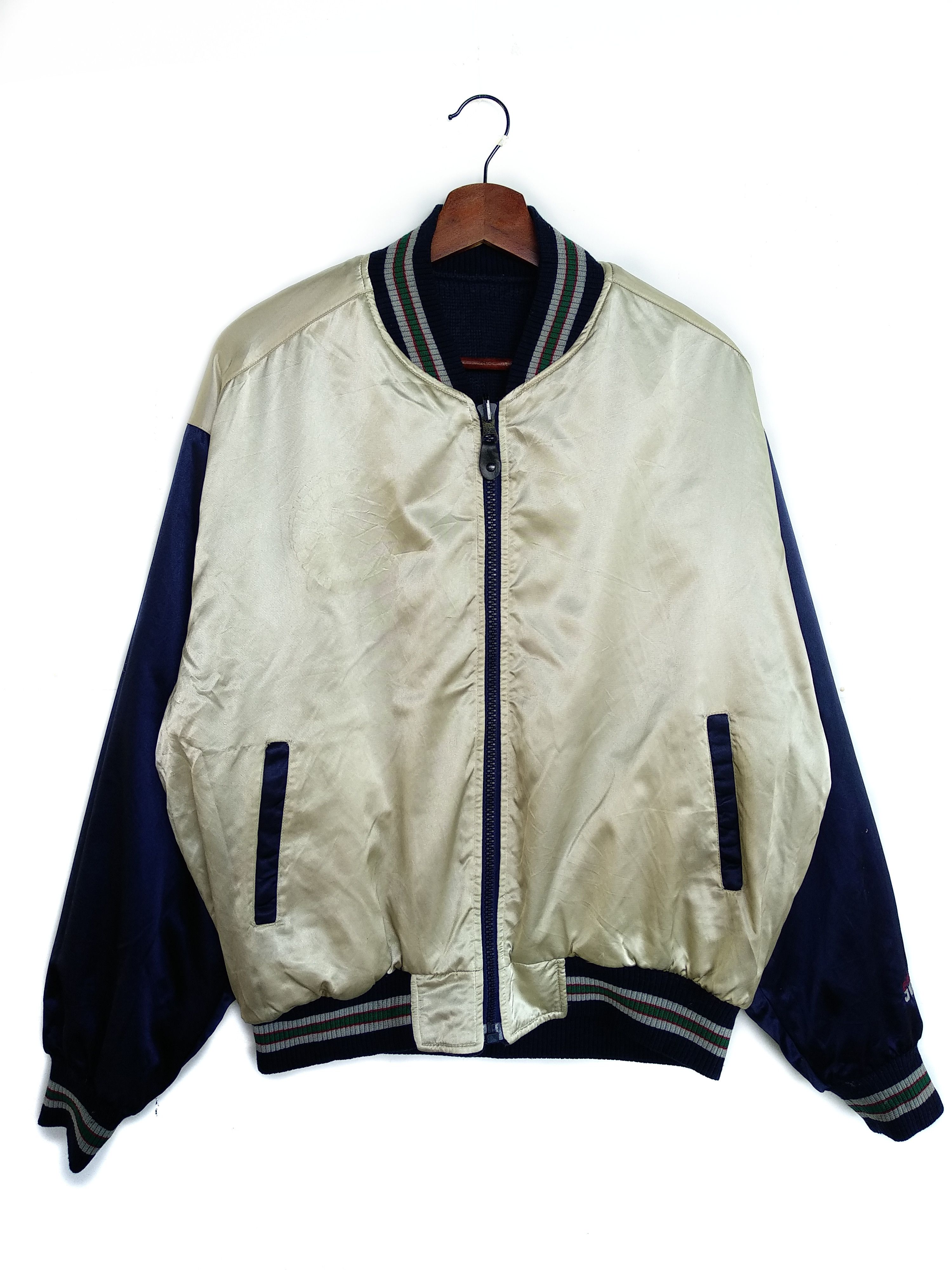 Japanese Brand Vintage Super Star Exercise Unit Riversible Jacket,Size L Size US L / EU 52-54 / 3 - 3 Thumbnail