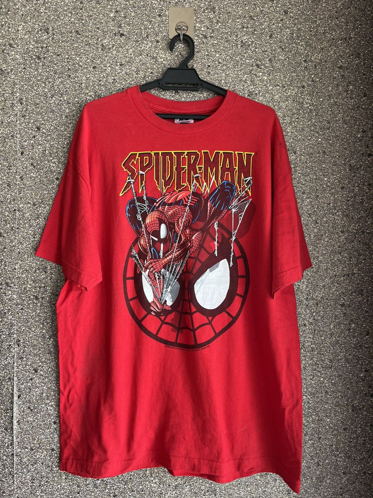 image of Movie x Vintage Spiderman Ft19 in Red, Men's (Size XL)