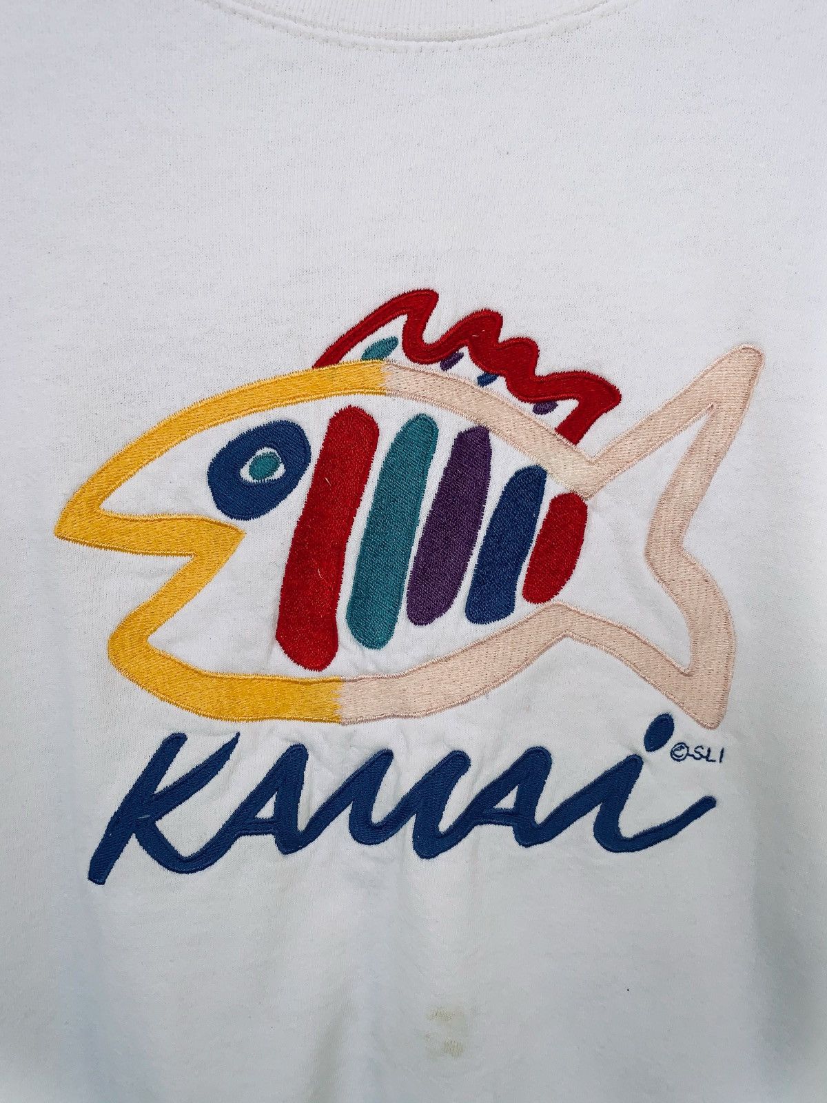 Vintage Vintage Kauai Embroidery Fish Logo Sweatshirt/Size M Size US M / EU 48-50 / 2 - 3 Thumbnail
