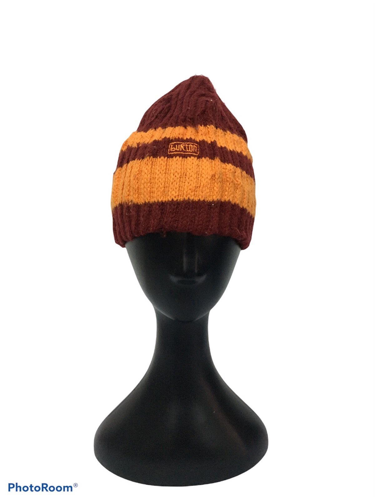 image of Burton Stripe Beanie Casual Style in Orange, Men's