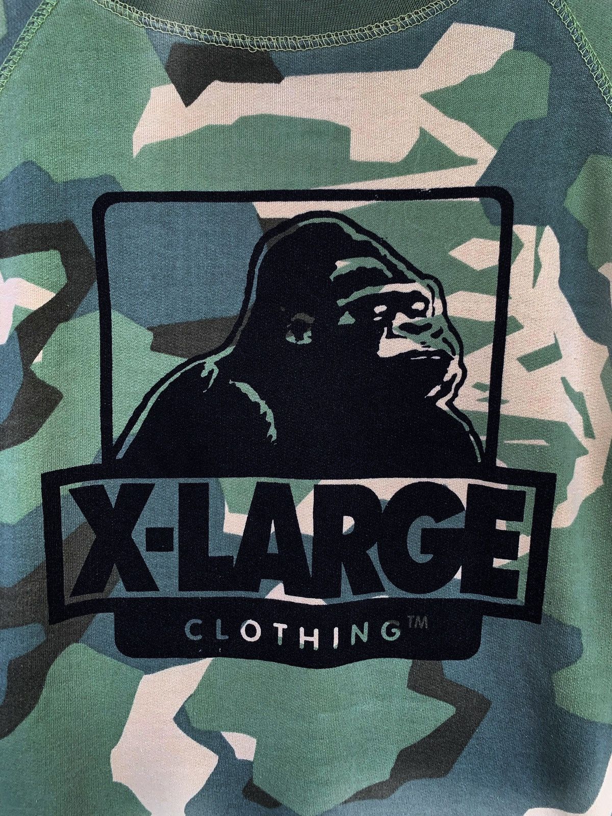 Vintage Vintage X-Large Camouflage Sweatshirt Size US L / EU 52-54 / 3 - 3 Thumbnail