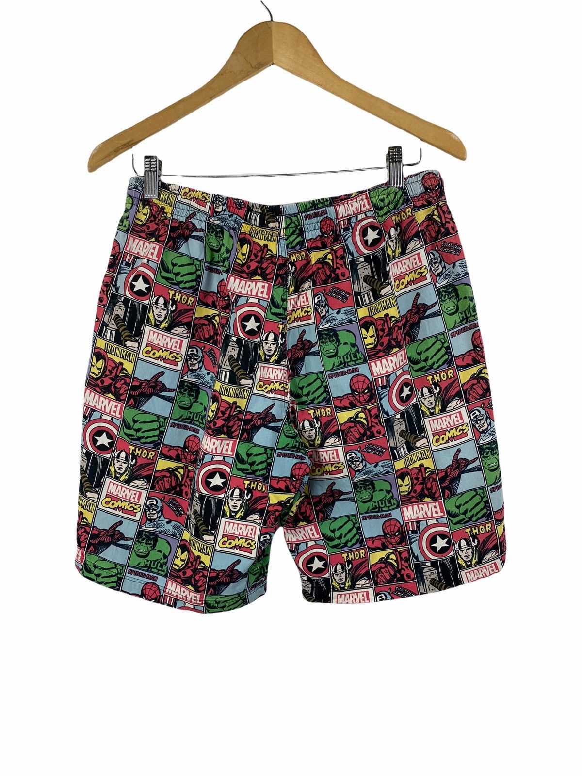 Marvel Characters Full print Hulk thor spiderman short pants