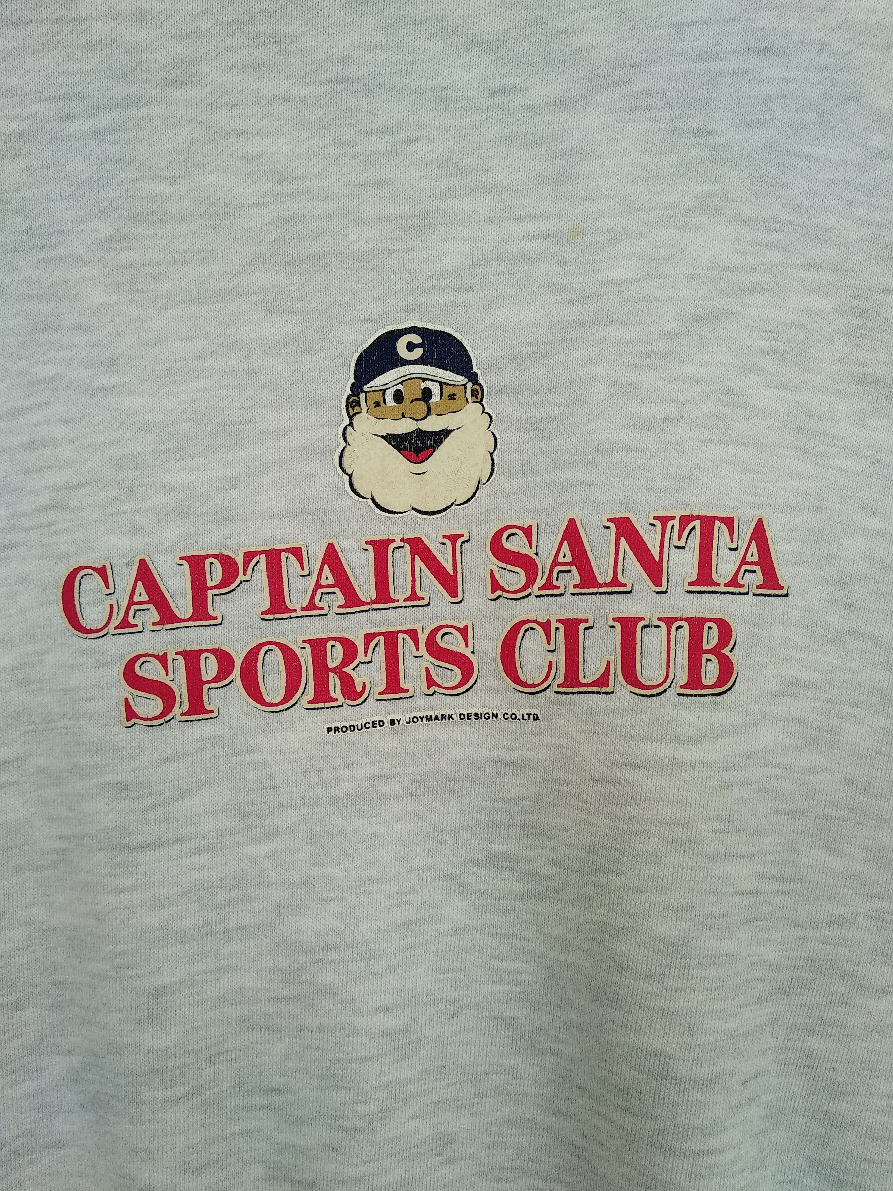 Cartoon Network Vintage Captain Santa Sweatshirt/Size L/Gray Colour Size US L / EU 52-54 / 3 - 3 Thumbnail