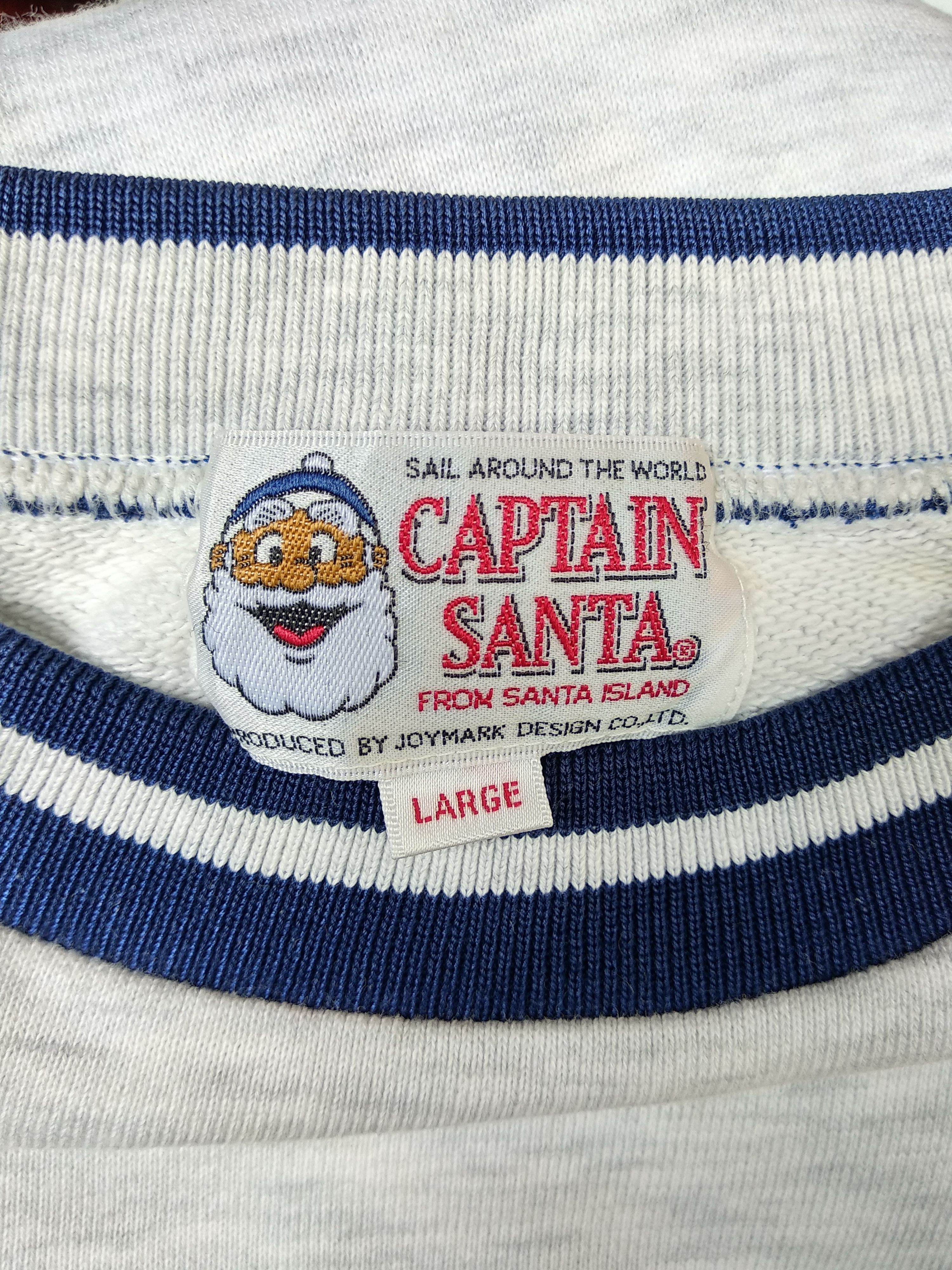 Cartoon Network Vintage Captain Santa Sweatshirt/Size L/Gray Colour Size US L / EU 52-54 / 3 - 5 Thumbnail