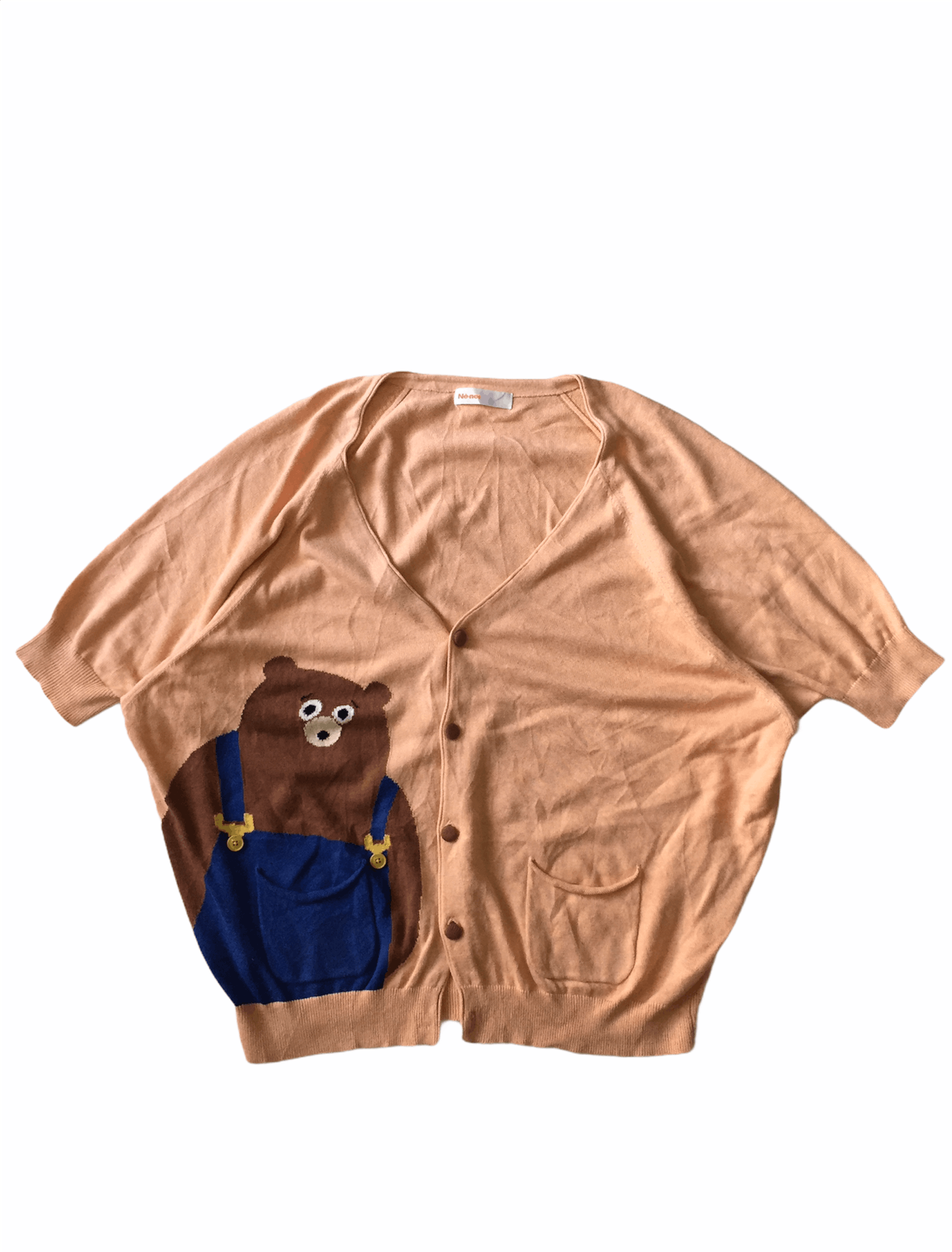 Ne-Net Ne-Net By Issey Miyake bear intarsia cardigan Size M / US 6-8 / IT 42-44 - 1 Thumbnail