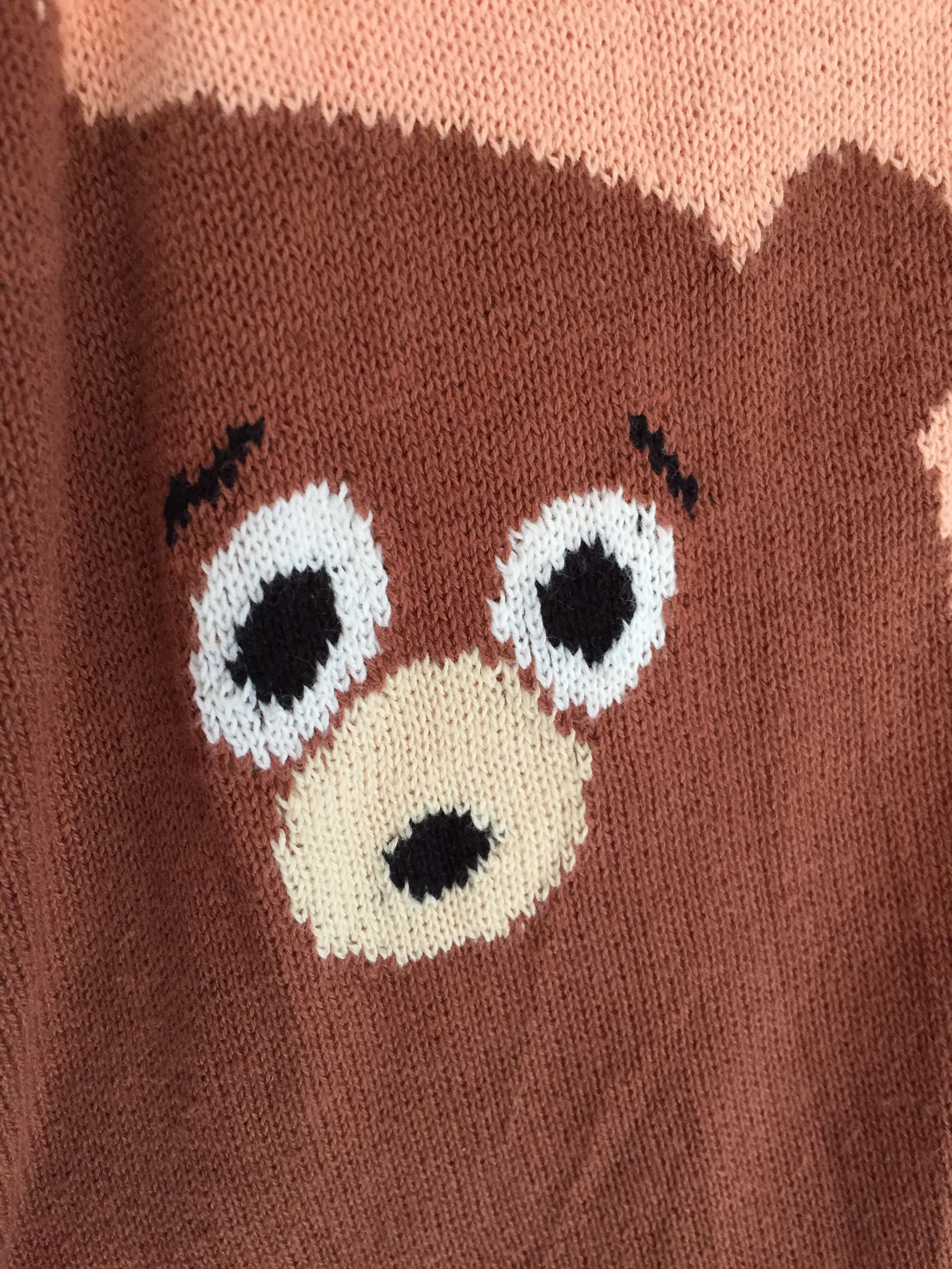 Ne-Net Ne-Net By Issey Miyake bear intarsia cardigan Size M / US 6-8 / IT 42-44 - 5 Thumbnail