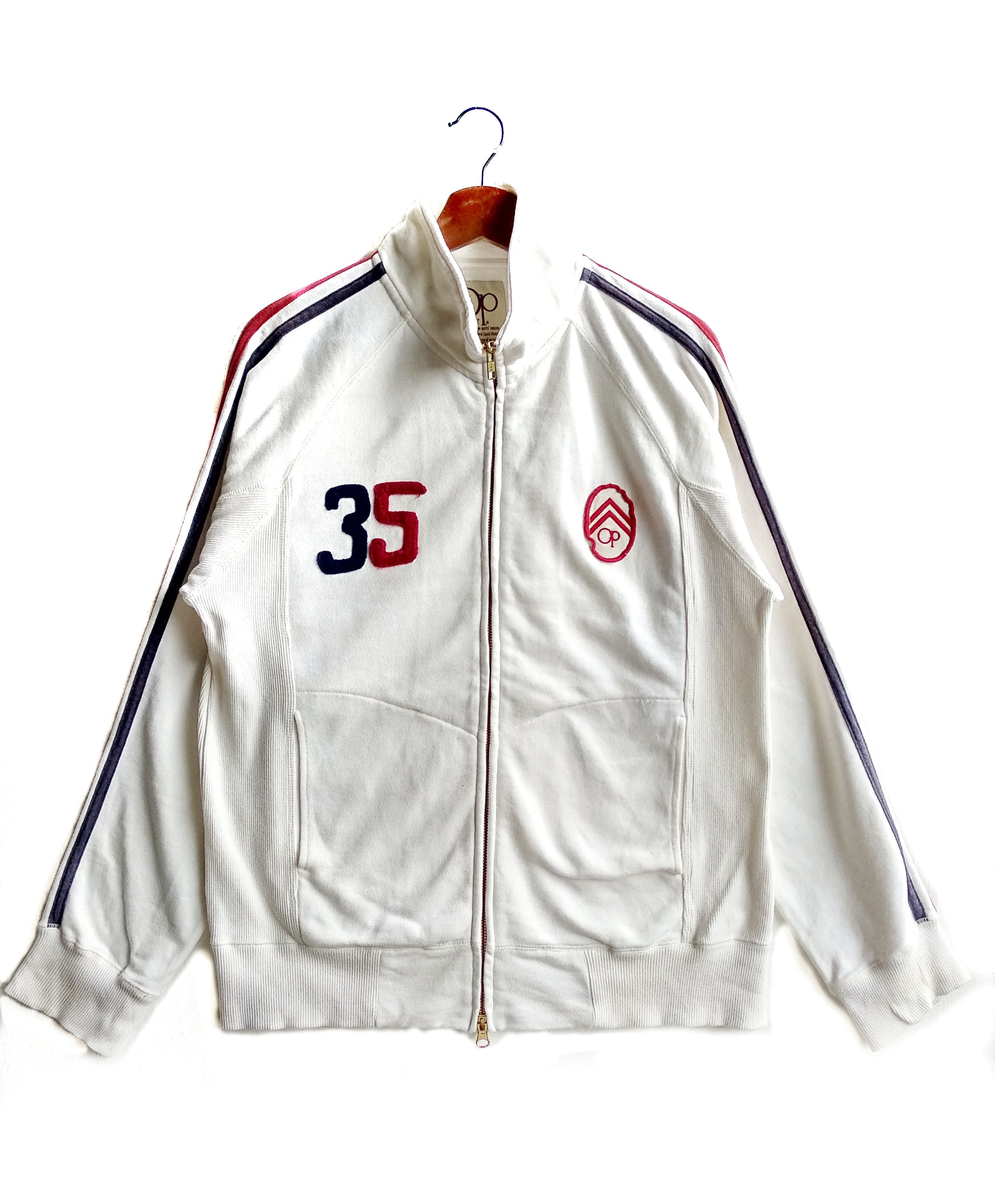 Vintage OP Sunwear Full Zips Sweater/Size M/Patch Logo Size US M / EU 48-50 / 2 - 1 Thumbnail