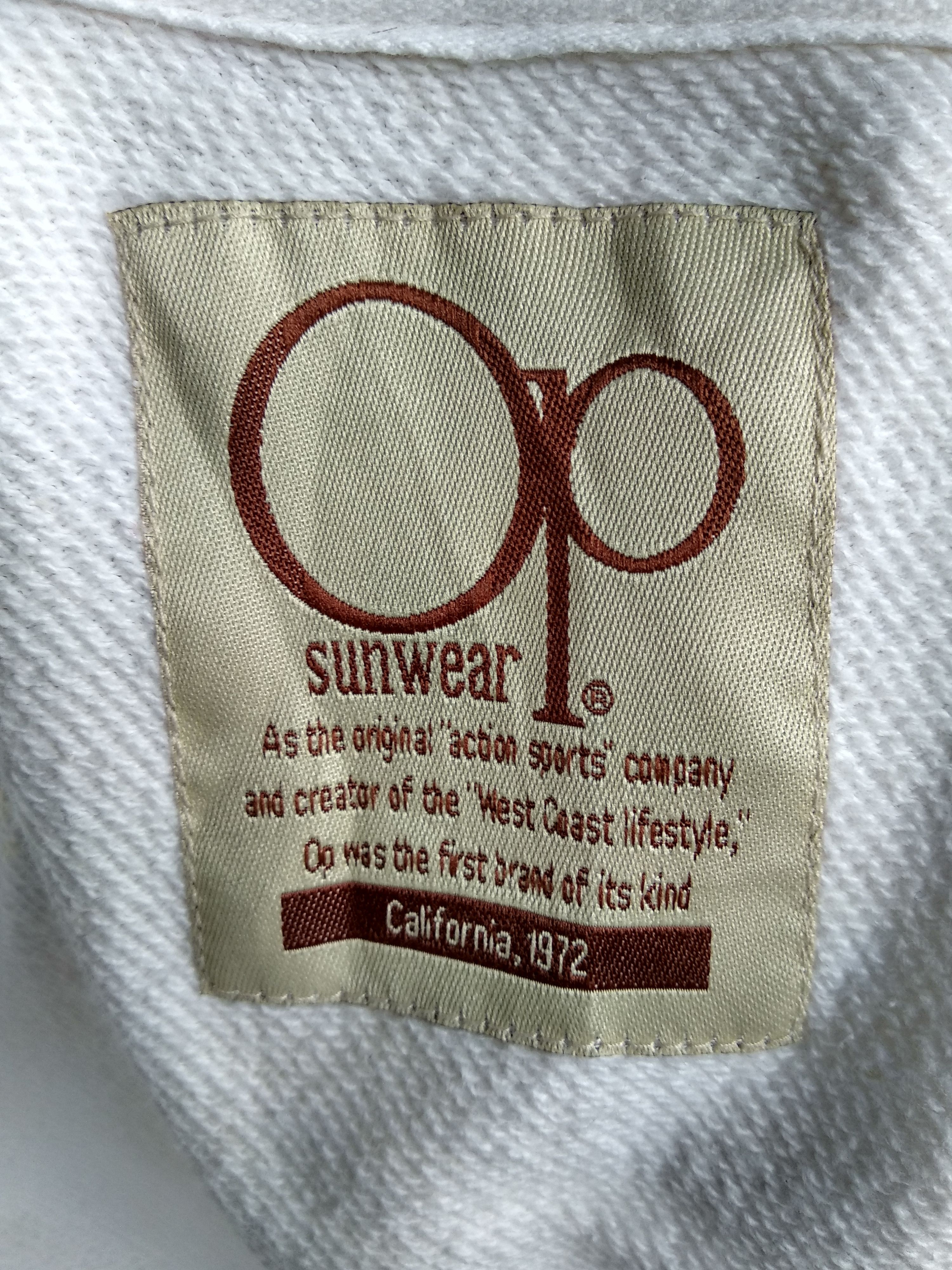 Vintage OP Sunwear Full Zips Sweater/Size M/Patch Logo Size US M / EU 48-50 / 2 - 6 Thumbnail