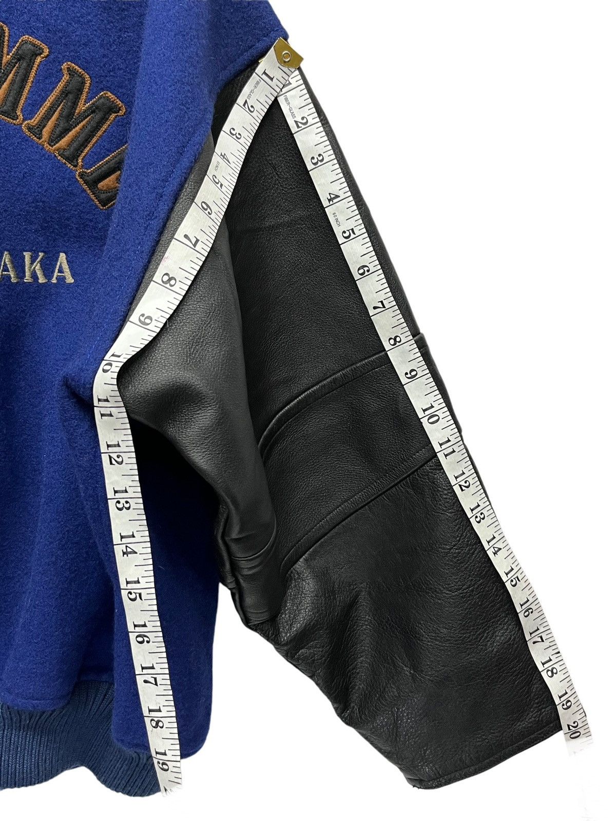 Tete Homme Vintage 80’s TETE HOMME KATOH KAZUTAKA Wool Leather Varsity Size US M / EU 48-50 / 2 - 18 Thumbnail