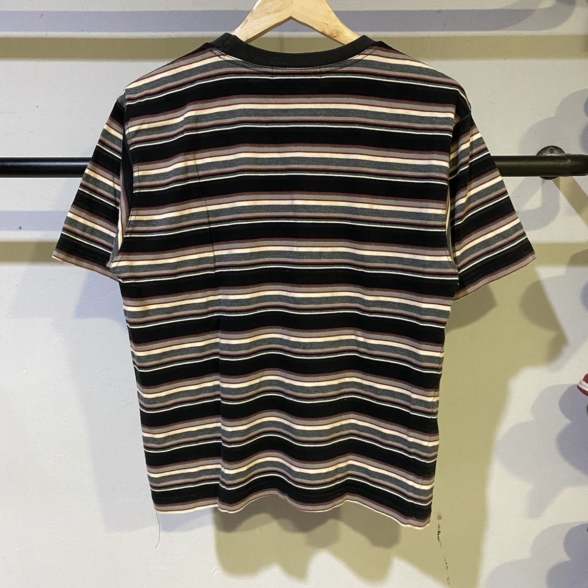 Vintage VINTAGE‼️Bitch Skateboards Stripe Tee Size US M / EU 48-50 / 2 - 2 Thumbnail
