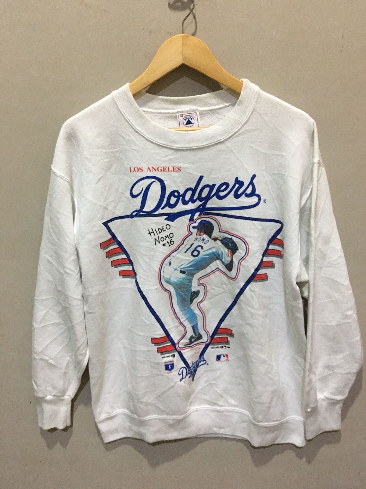 MLB × Vintage Vintage Los Angeles Dodgers Sweatshirt Big Logo Baseball Size US M / EU 48-50 / 2 - 1 Thumbnail
