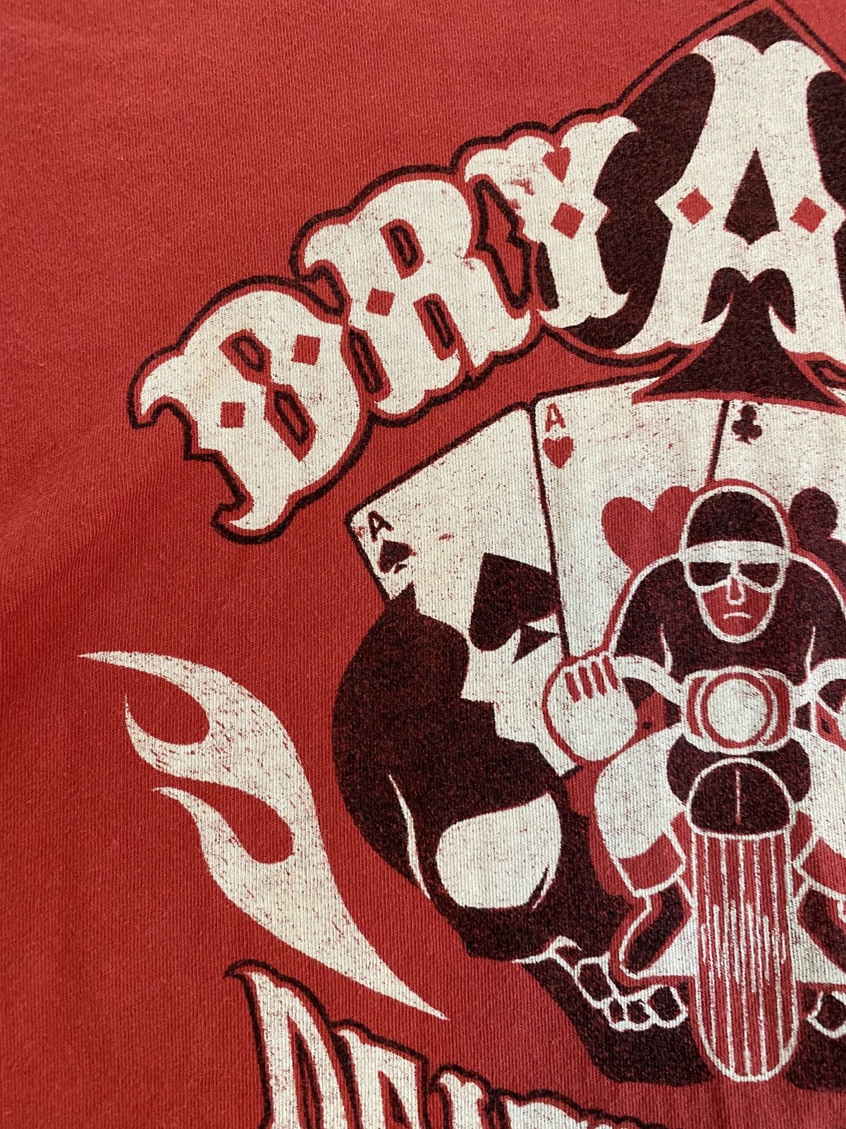 Lucky Brand Vintage Y2K Lucky Brand Dry Aces Death Valley Motorcycle Tee Size US M / EU 48-50 / 2 - 3 Thumbnail