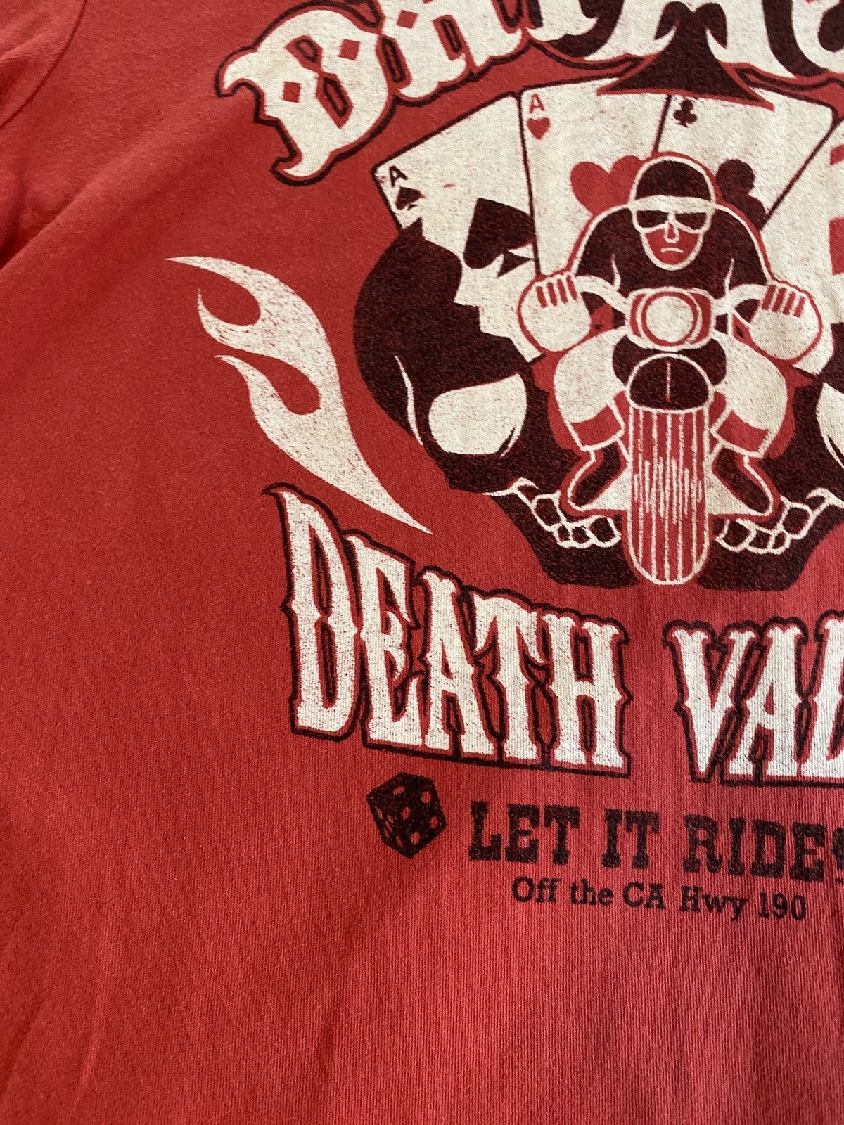 Lucky Brand Vintage Y2K Lucky Brand Dry Aces Death Valley Motorcycle Tee Size US M / EU 48-50 / 2 - 6 Thumbnail